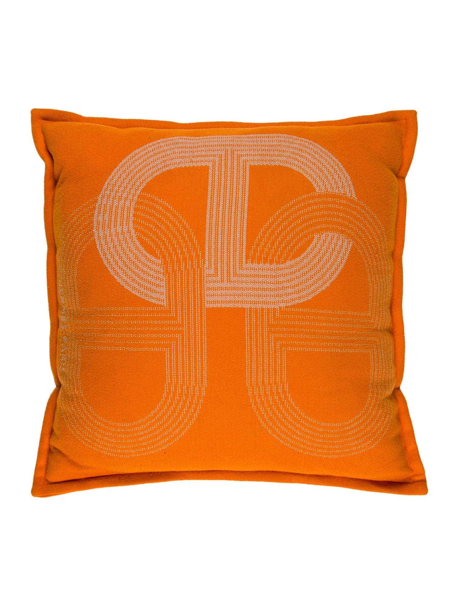 Hermès Circuit 24 Wool Throw Pillow