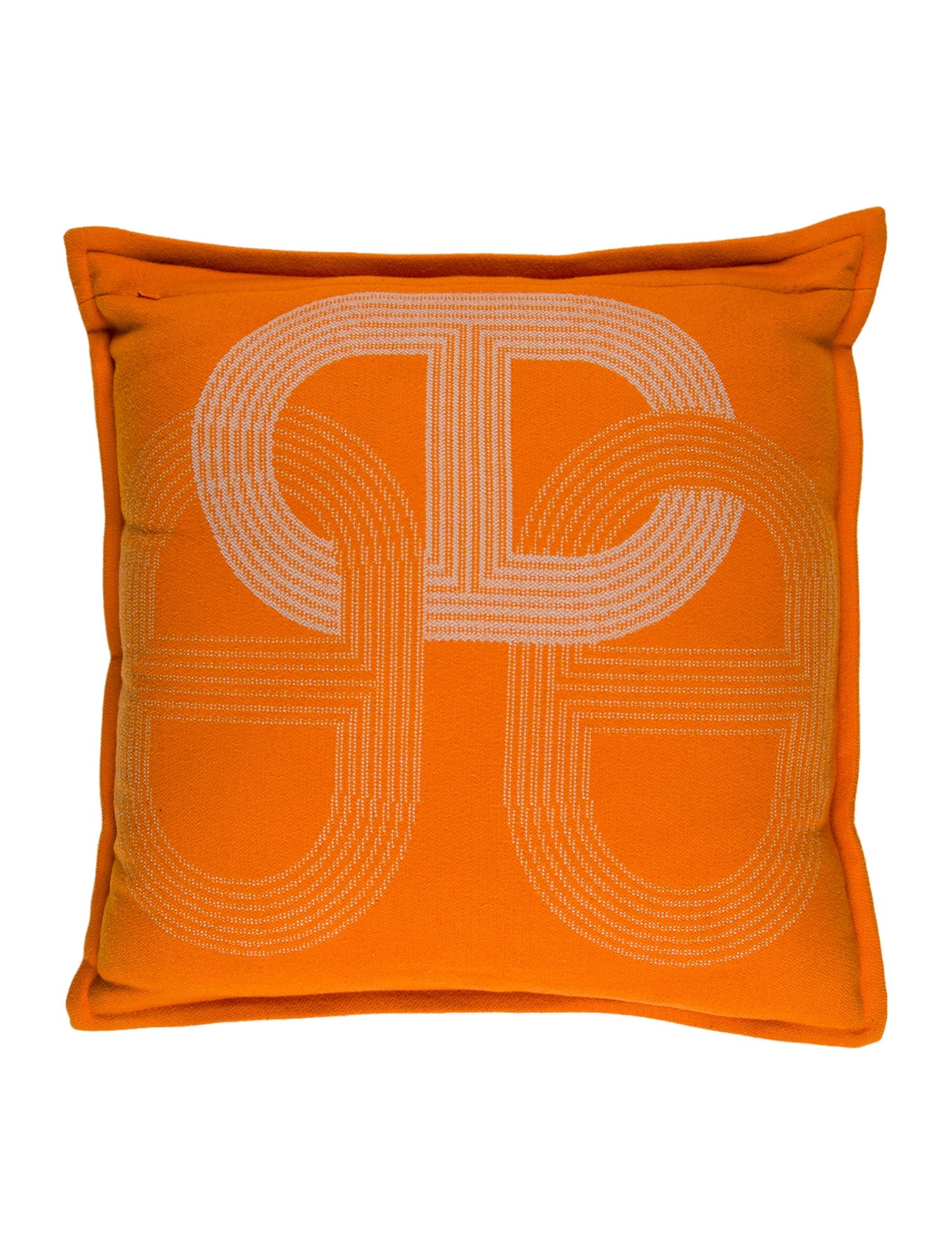 Hermès Circuit 24 Wool Throw Pillow