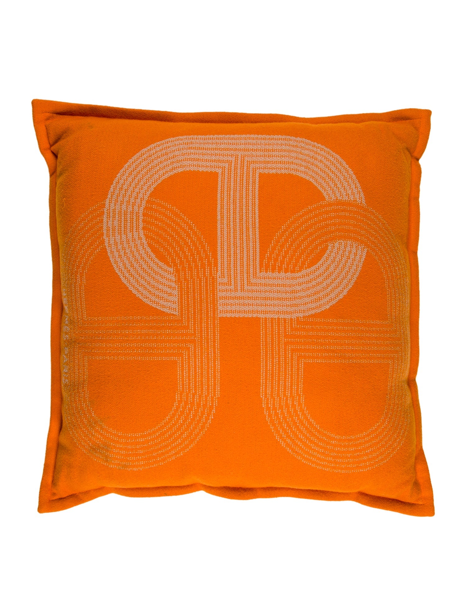 Hermès Circuit 24 Wool Throw Pillow