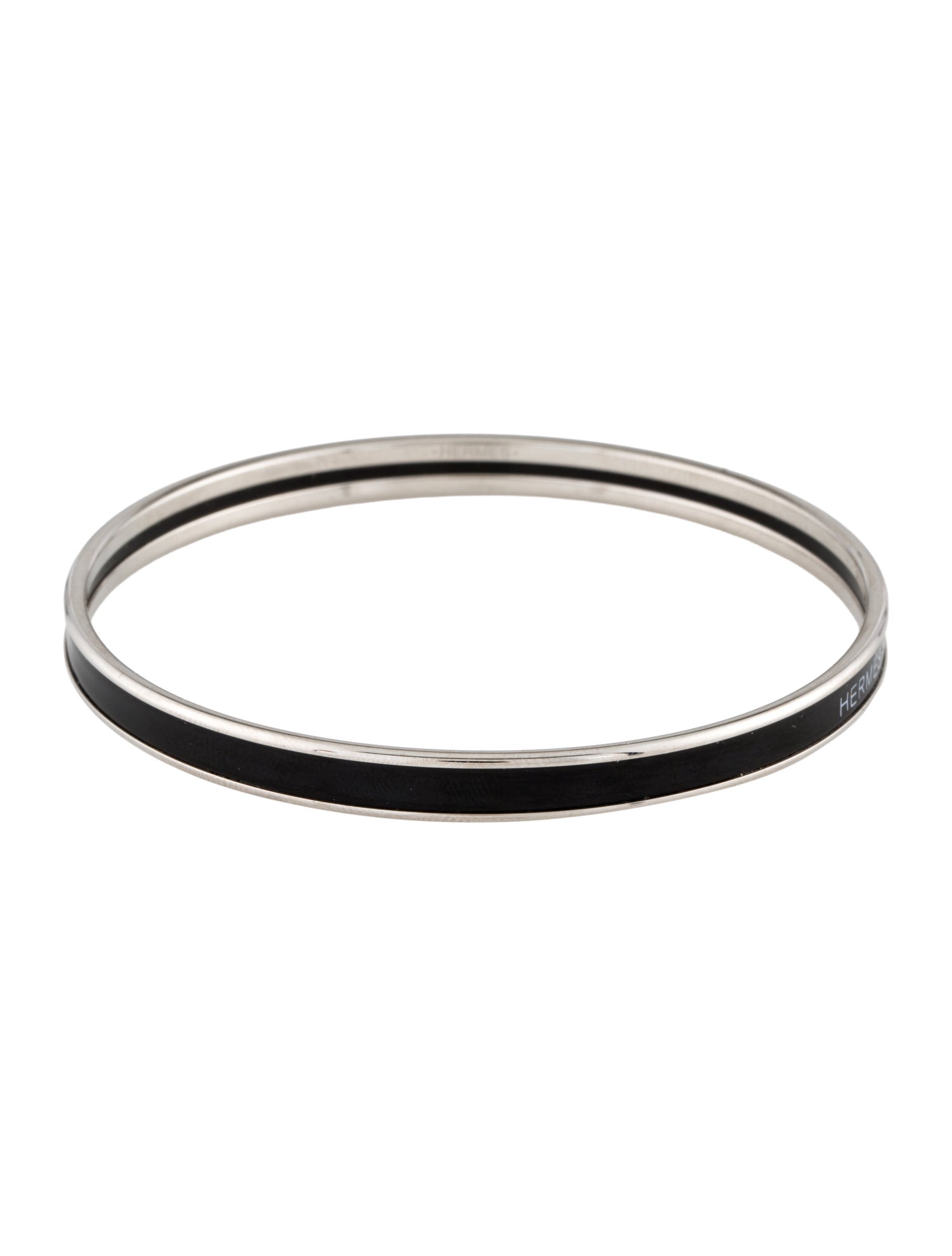 Hermès Enamel Uni Bangle Bracelet