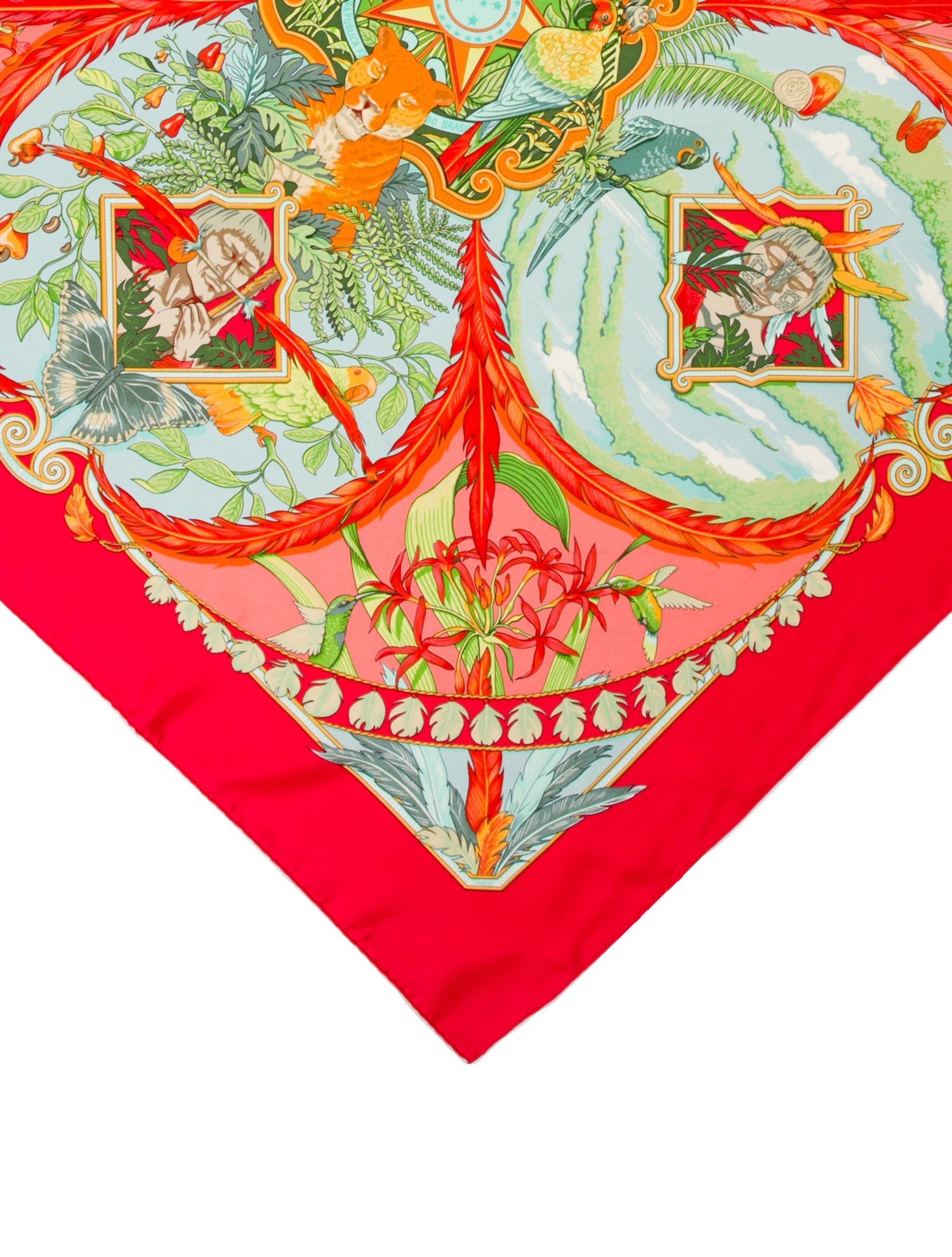 Hermès Amazonia Silk Scarf