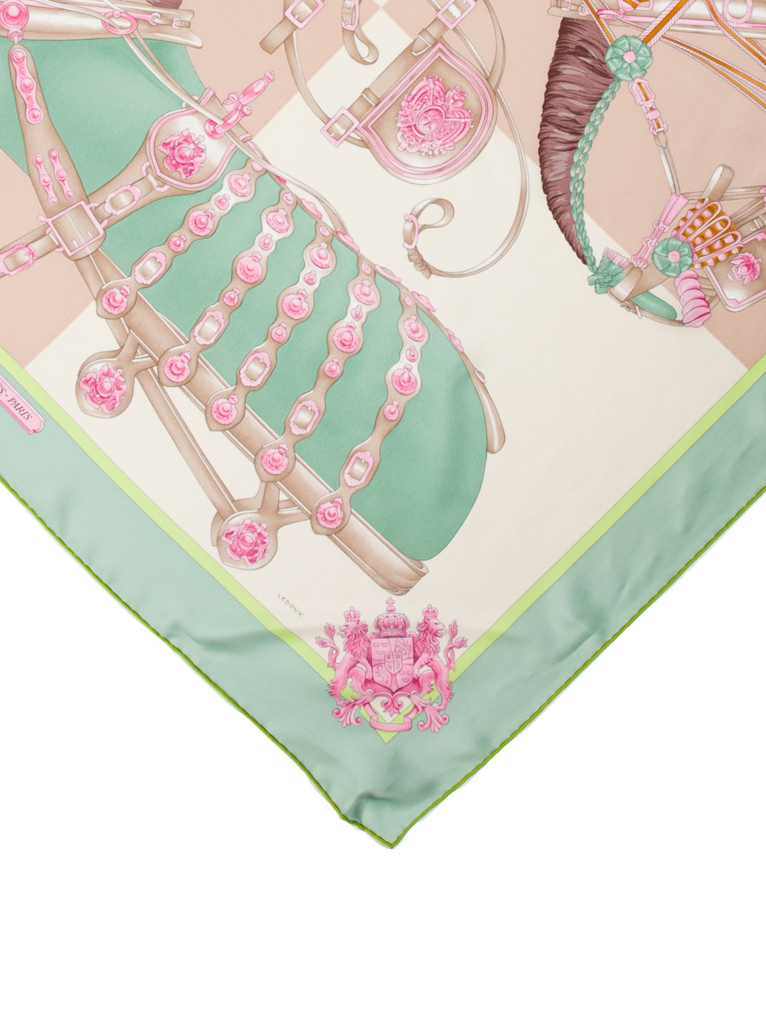 Hermès Harnais de Cour Silk Scarf