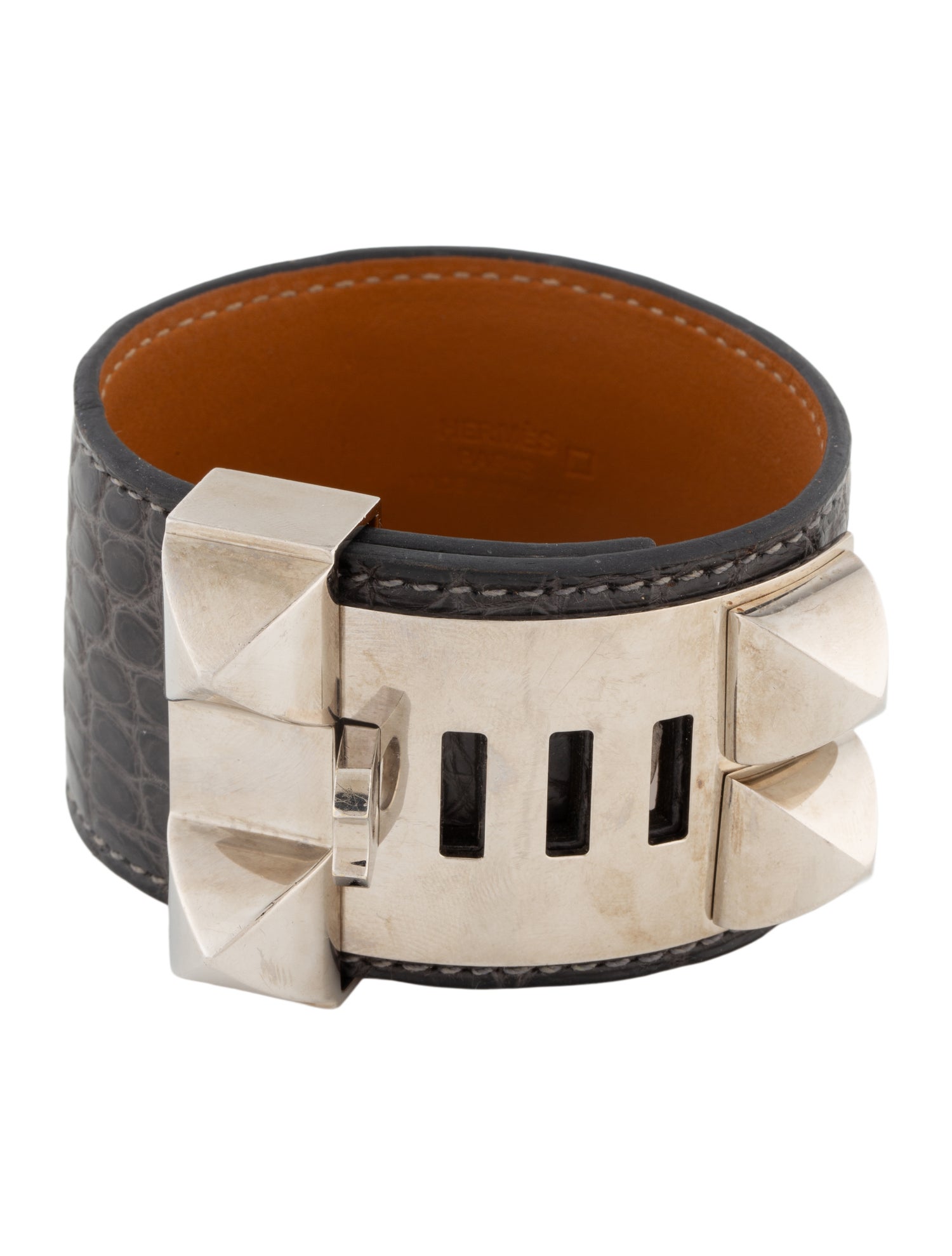 Hermès Crocodile Collier de Chien Cuff