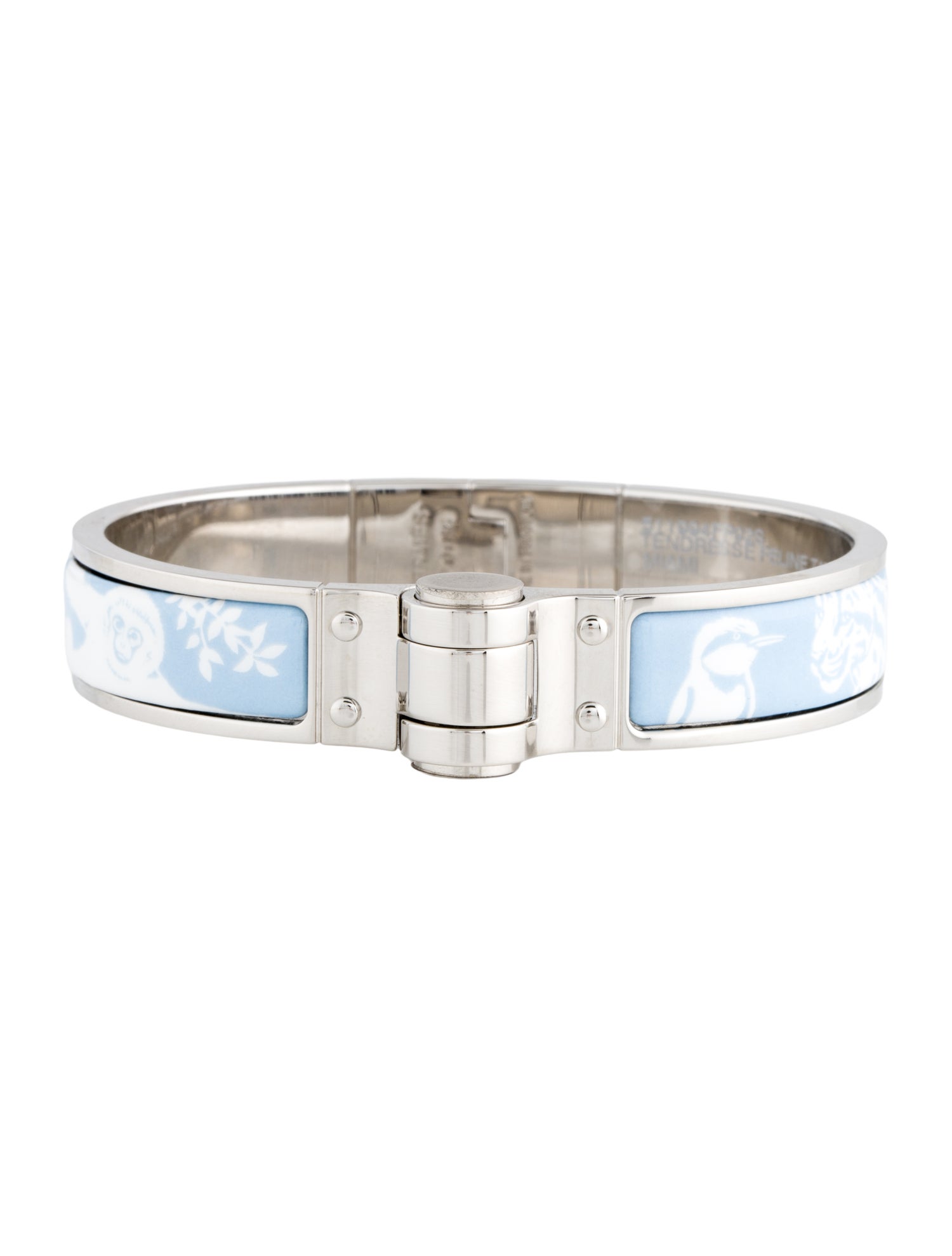 Hermès Enamel Grand Apparat Hinged Bracelet