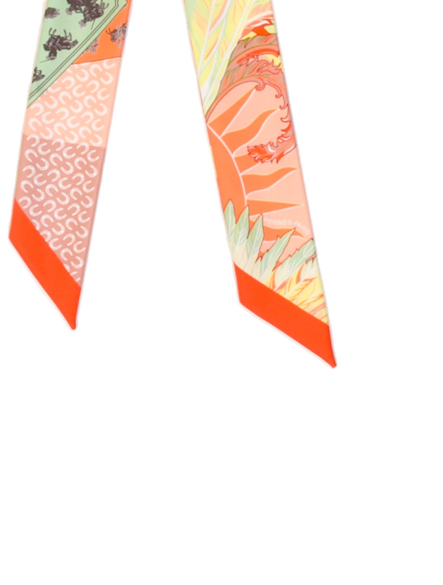 Hermès Cheval Phoenix Silk Twilly Scarf w/ Tags