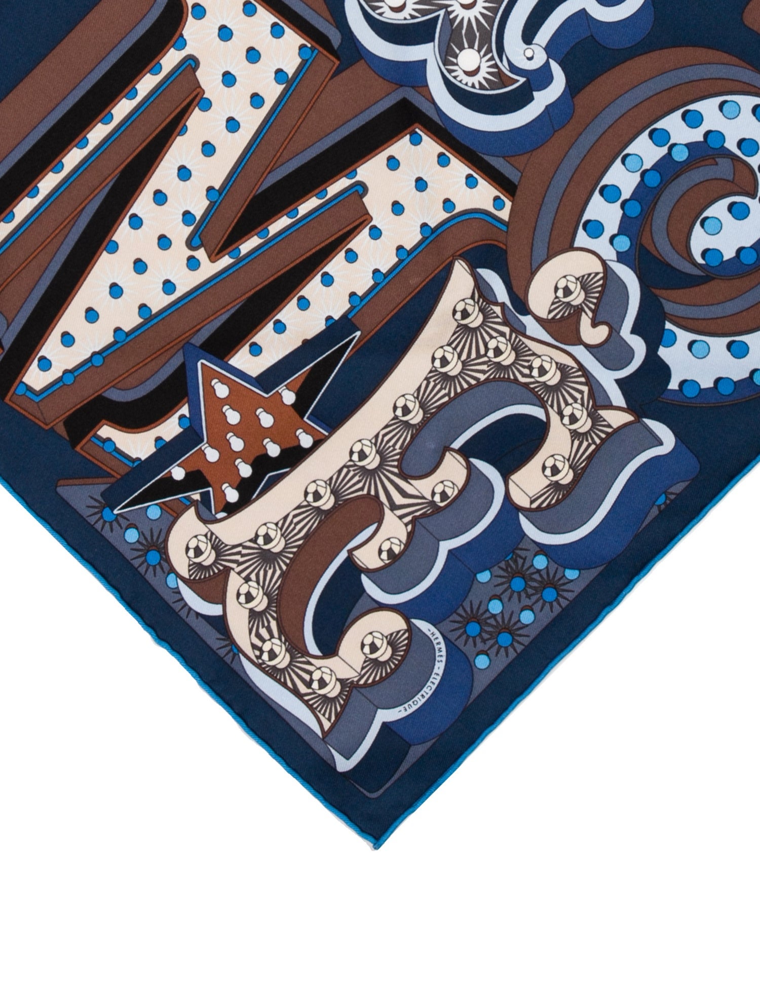 Hermès Électrique Silk Scarf