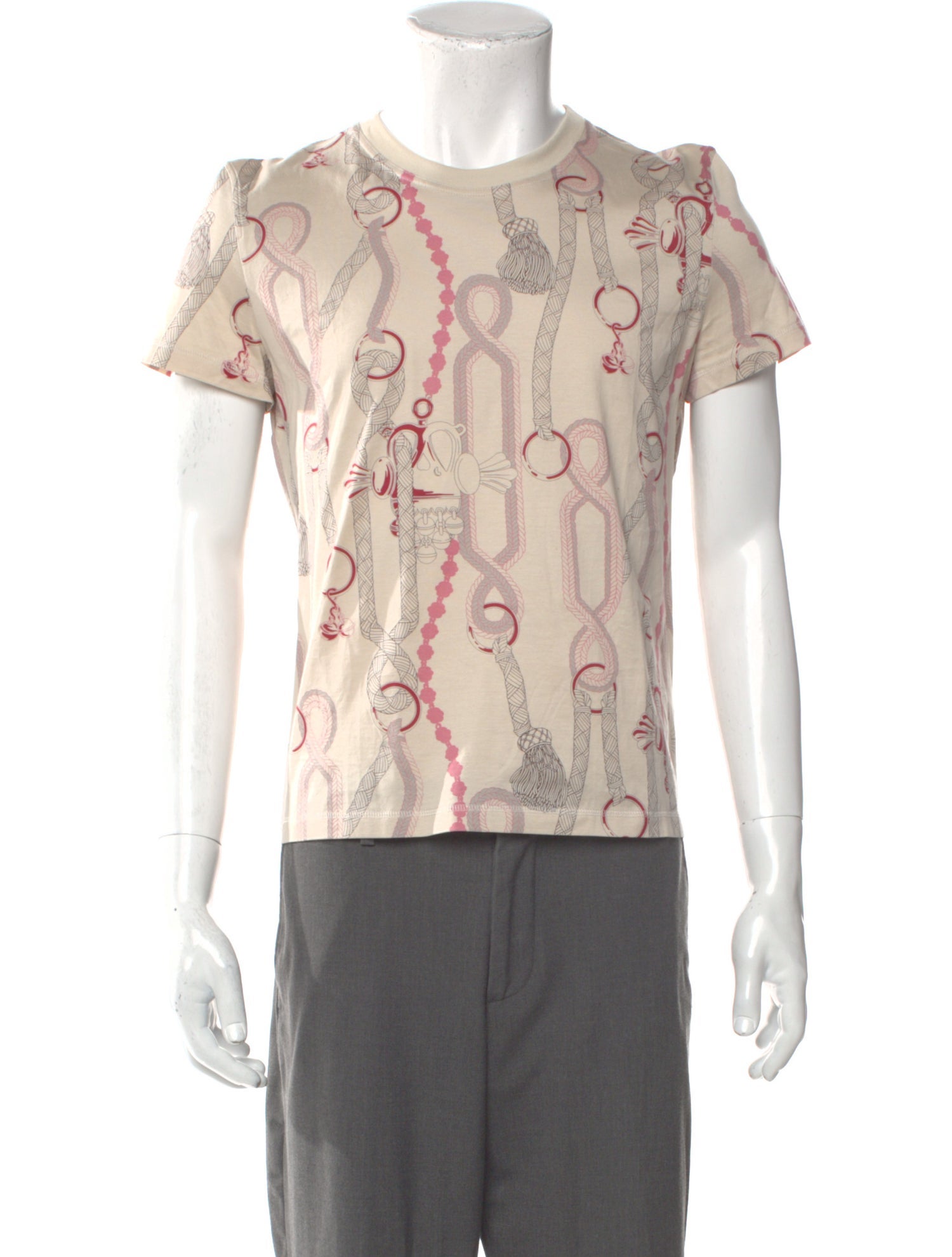 Hermès Printed Crew Neck T-Shirt