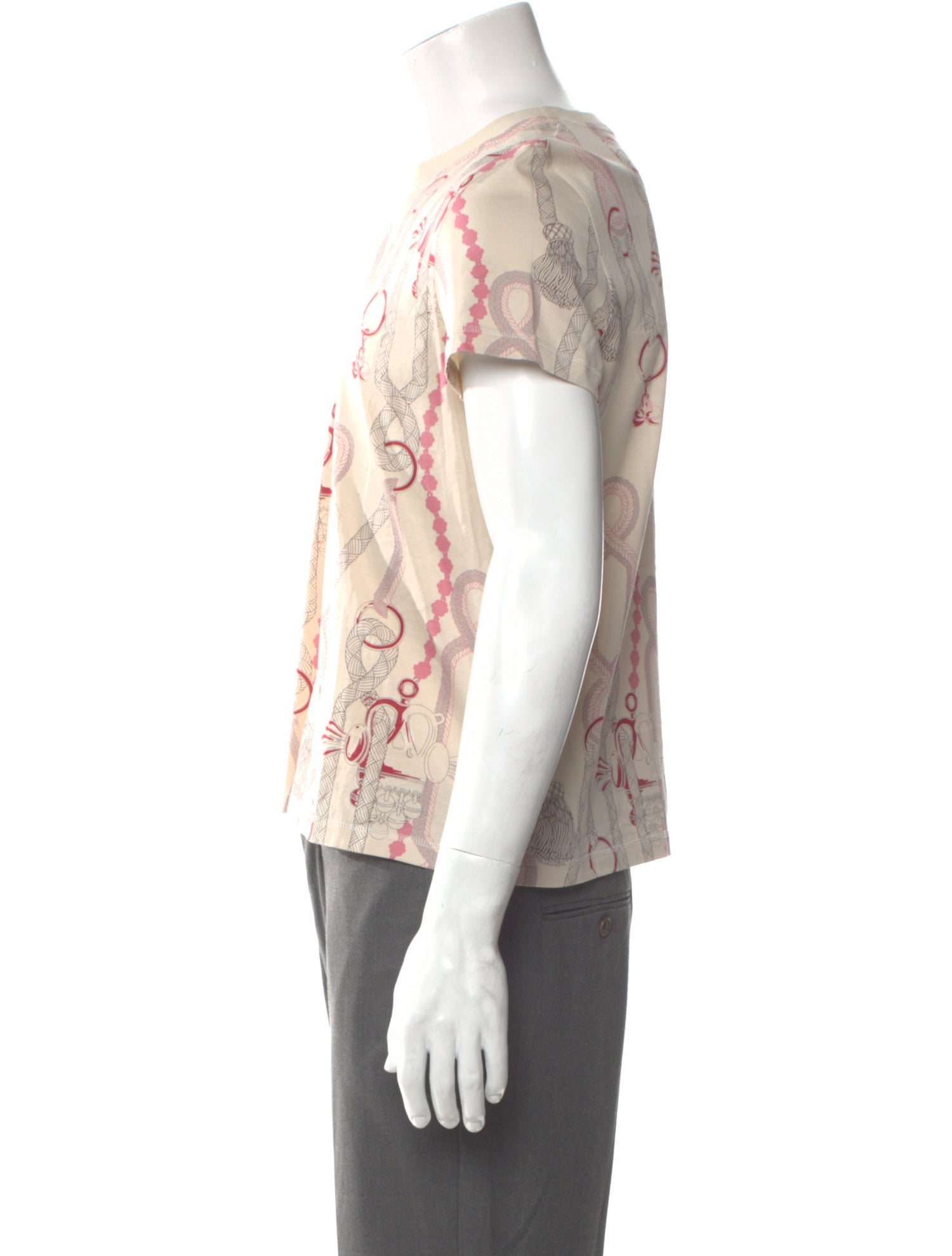 Hermès Printed Crew Neck T-Shirt