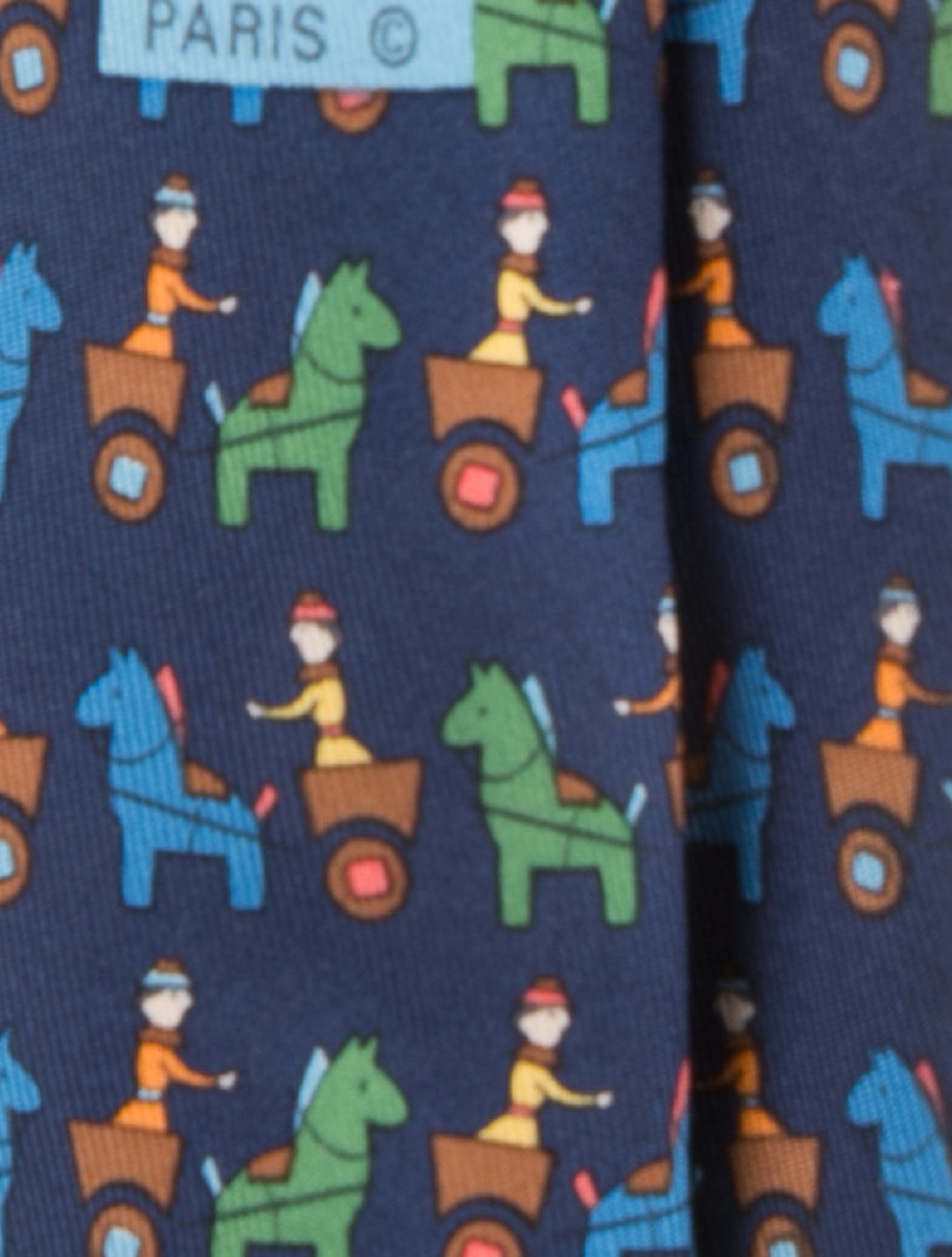 Hermès Pattern Print Silk Tie