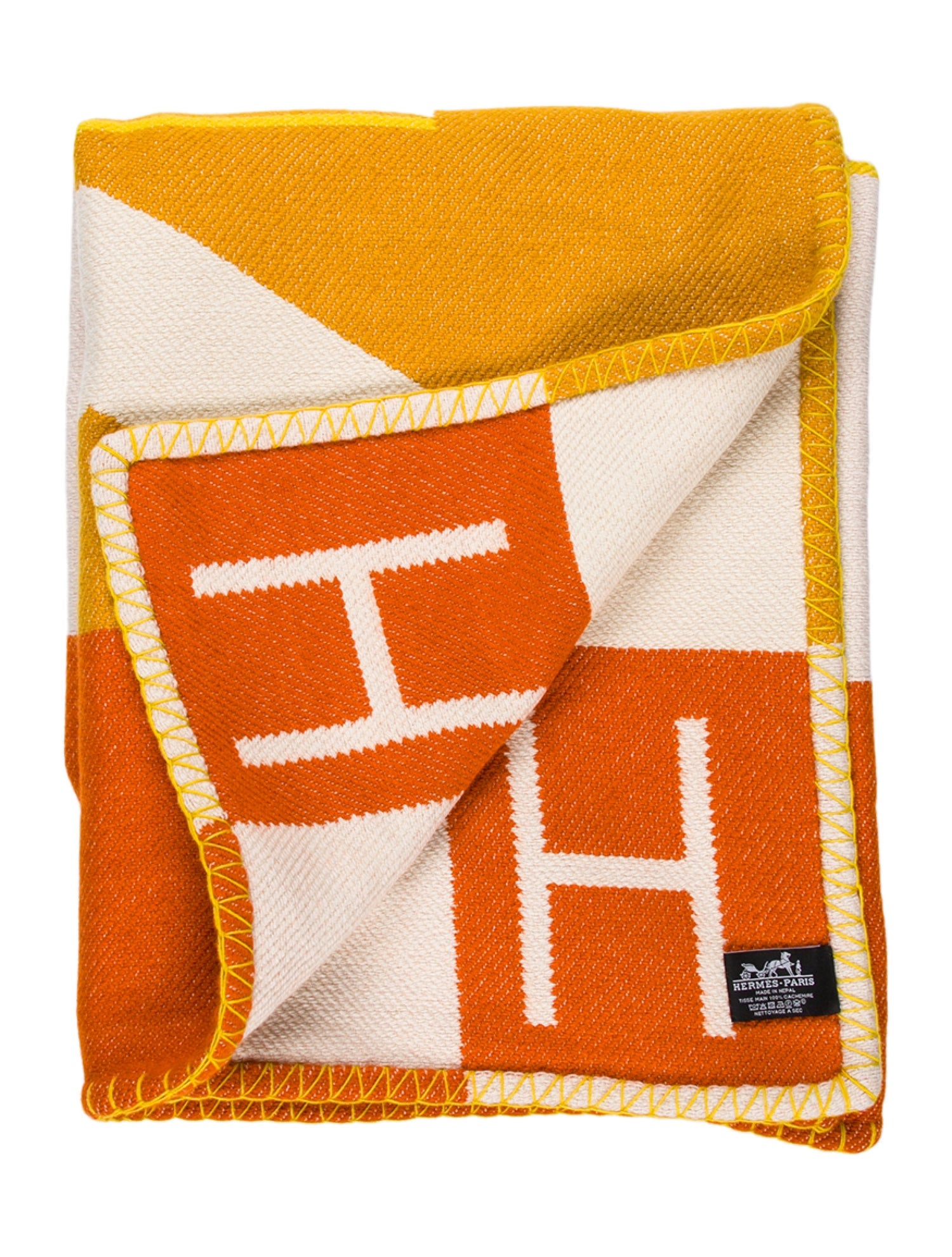 Hermès H Club Throw Blanket