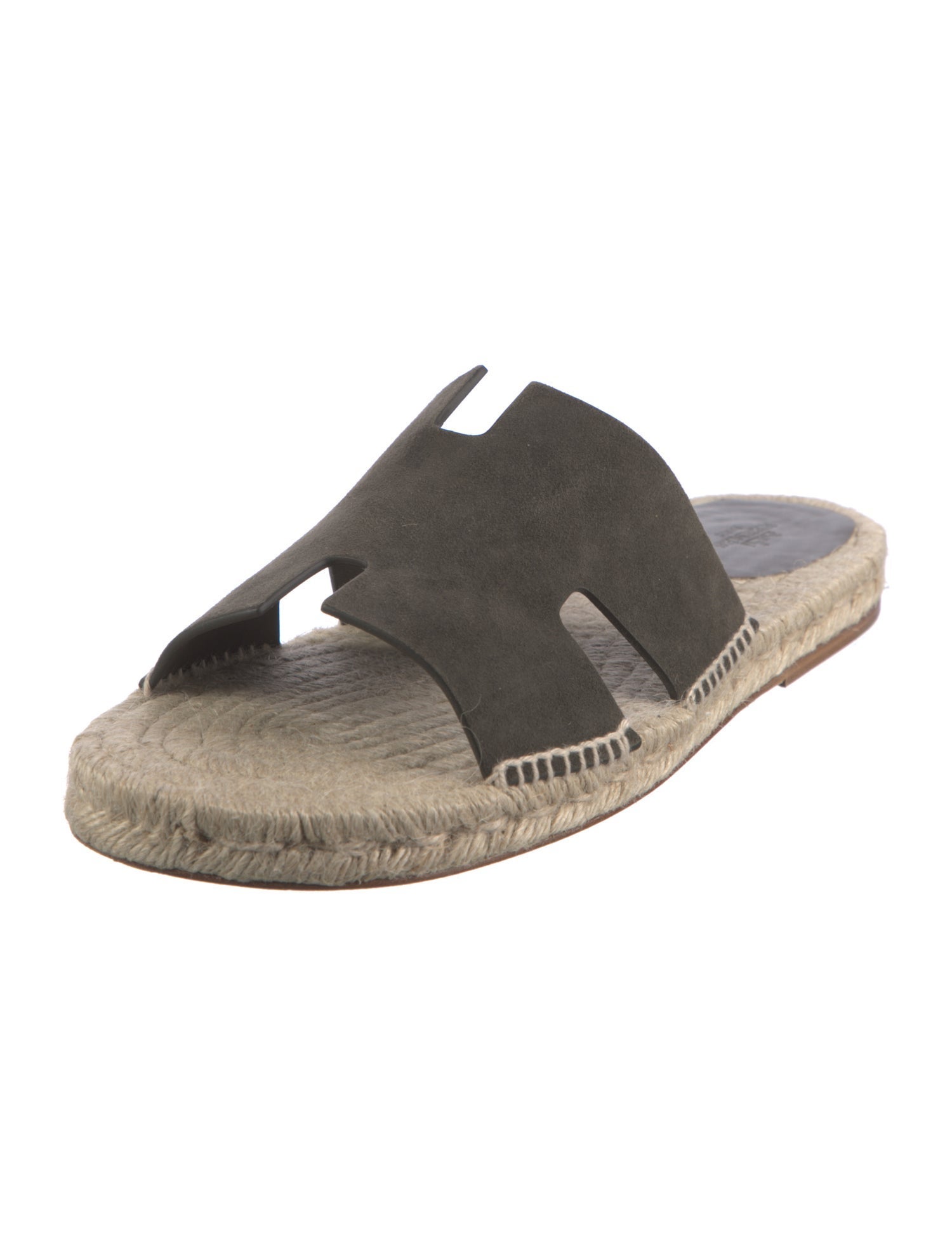 Hermès Antigua H Logo Espadrilles