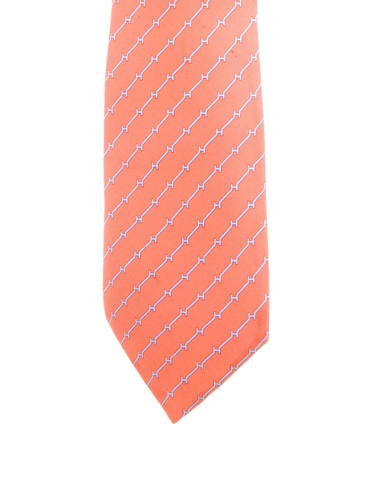 Hermès Pattern Print Tie