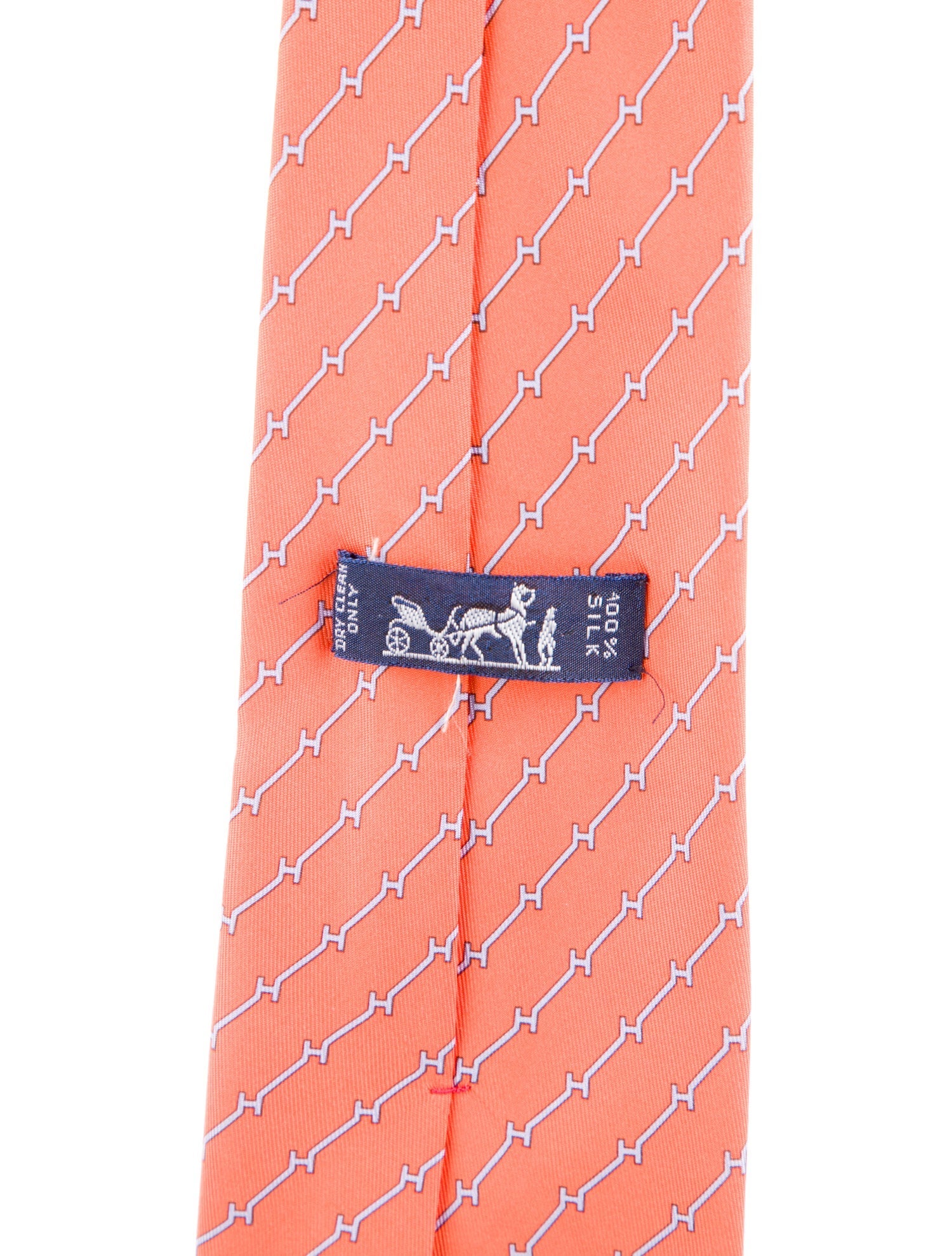Hermès Pattern Print Tie