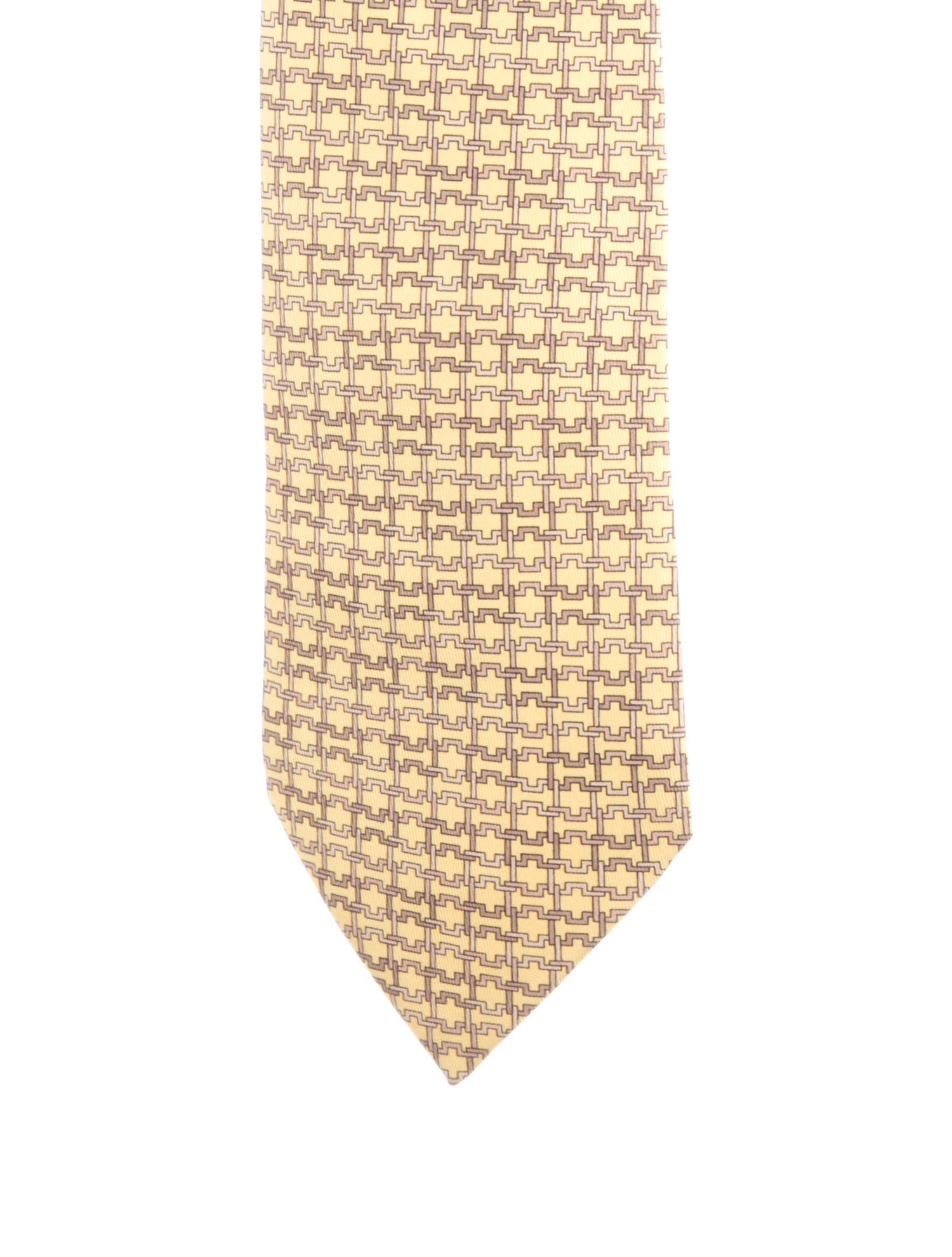 Hermès Silk Pattern Tie