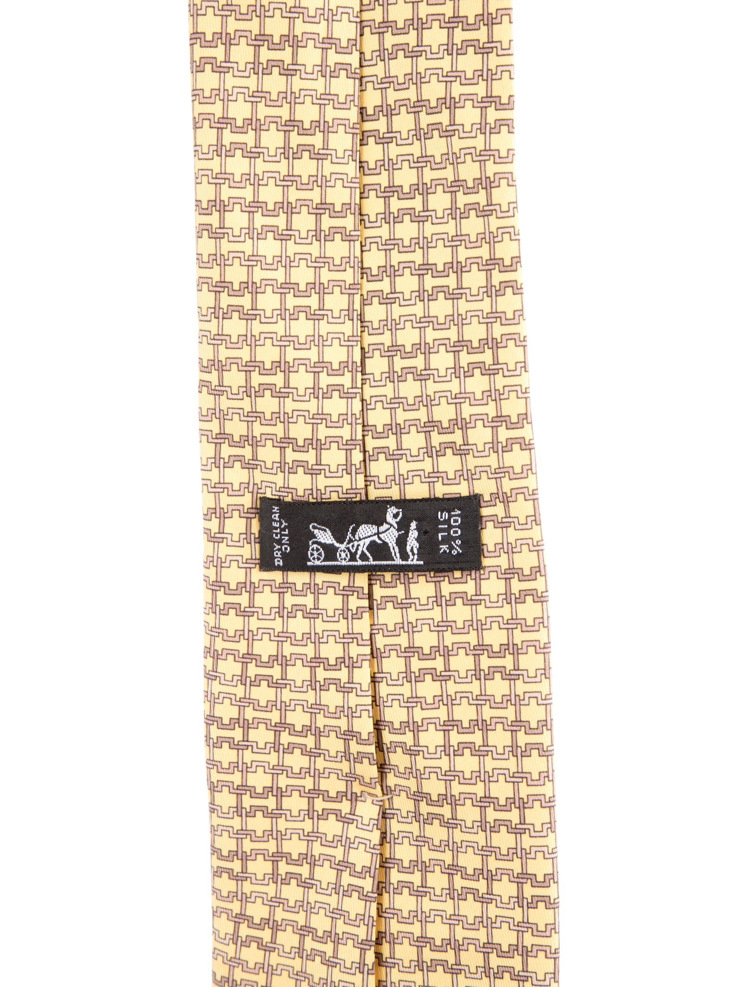 Hermès Silk Pattern Tie