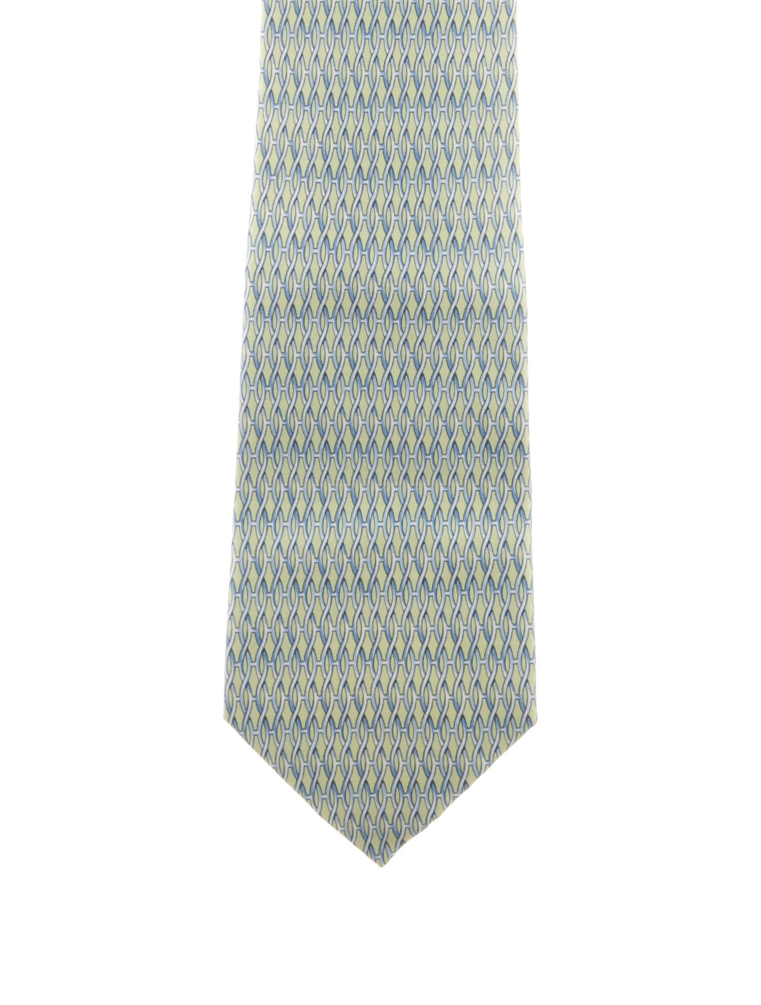 Hermès Silk Pattern Tie