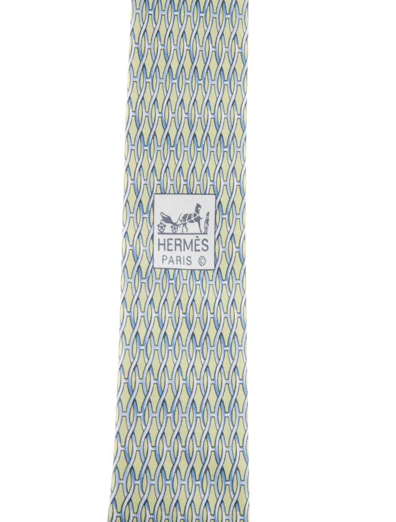 Hermès Silk Pattern Tie