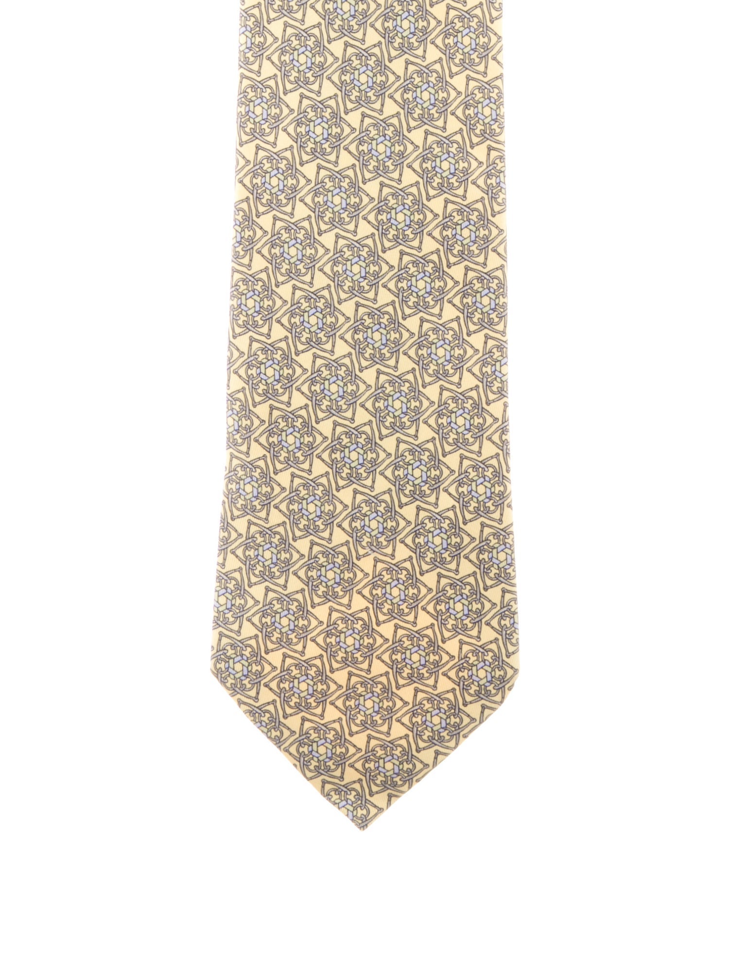 Hermès Silk Pattern Tie
