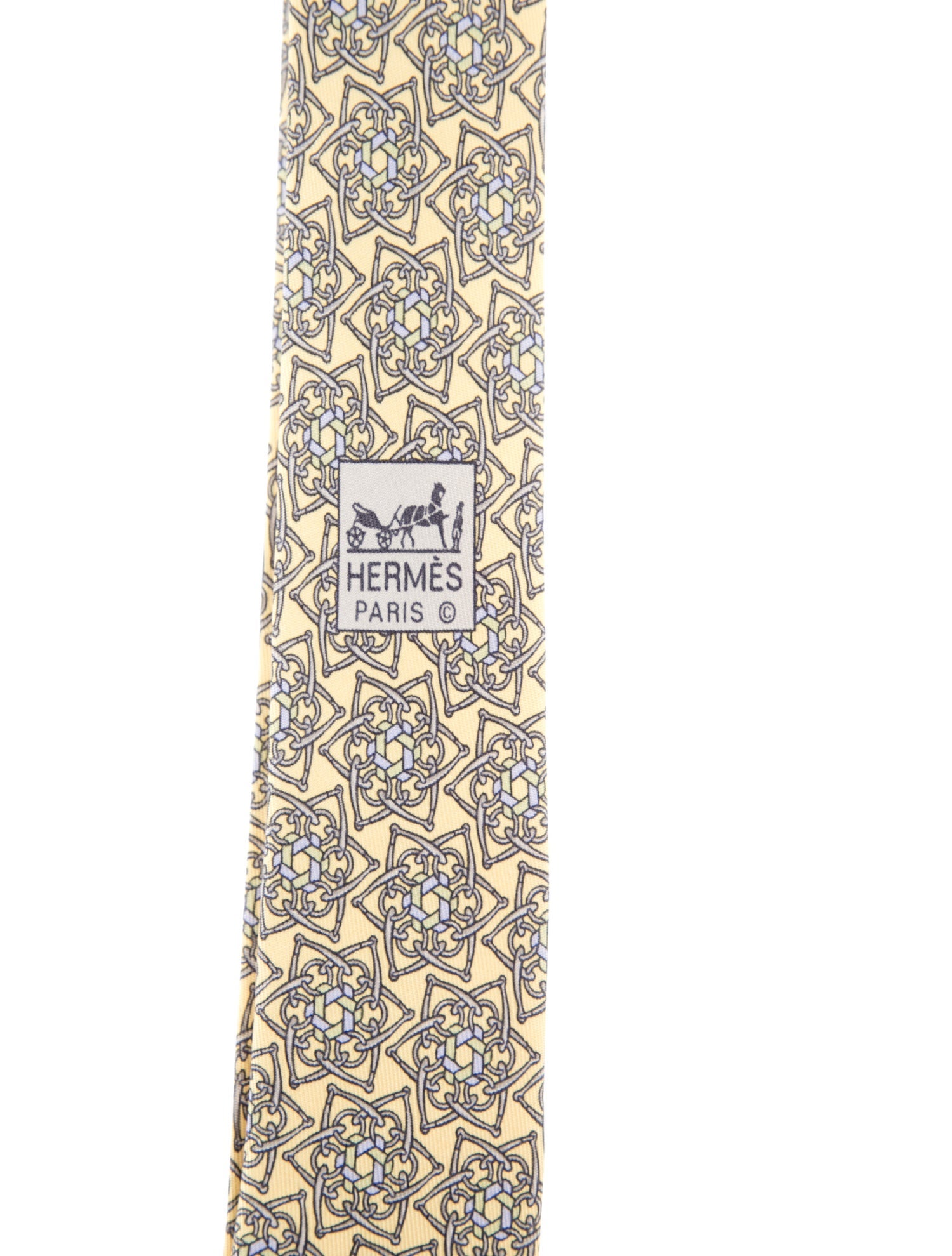Hermès Silk Pattern Tie