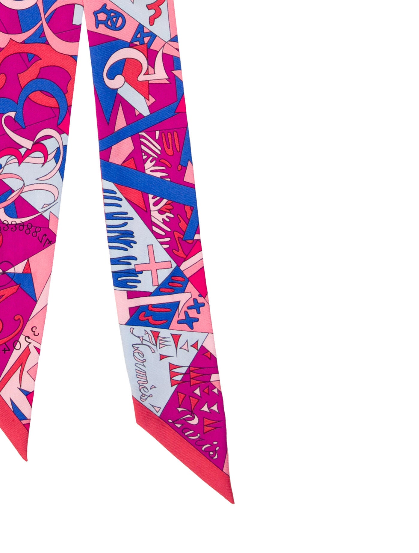 Hermès Le Nombre d'Or Twilly Scarf