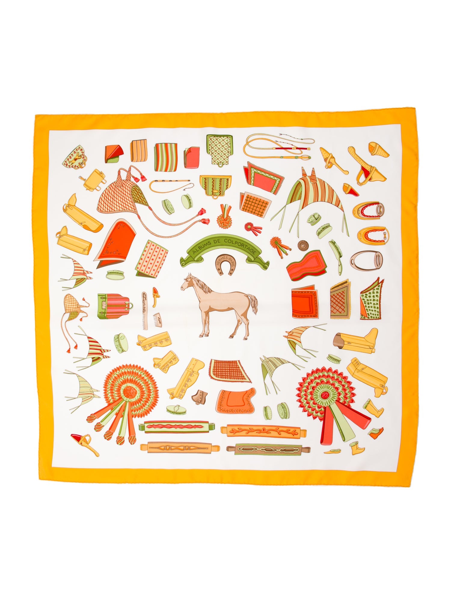 Hermès Albums De Colportage Silk Scarf