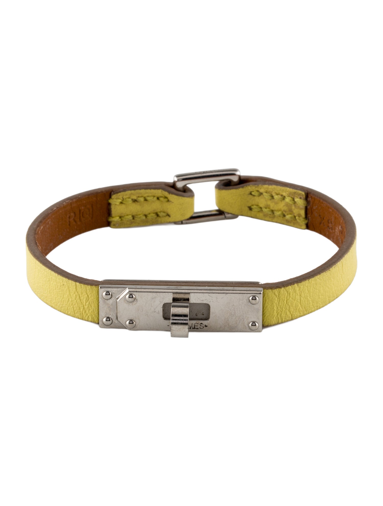 Hermès Micro Kelly Leather Wrap Bracelet