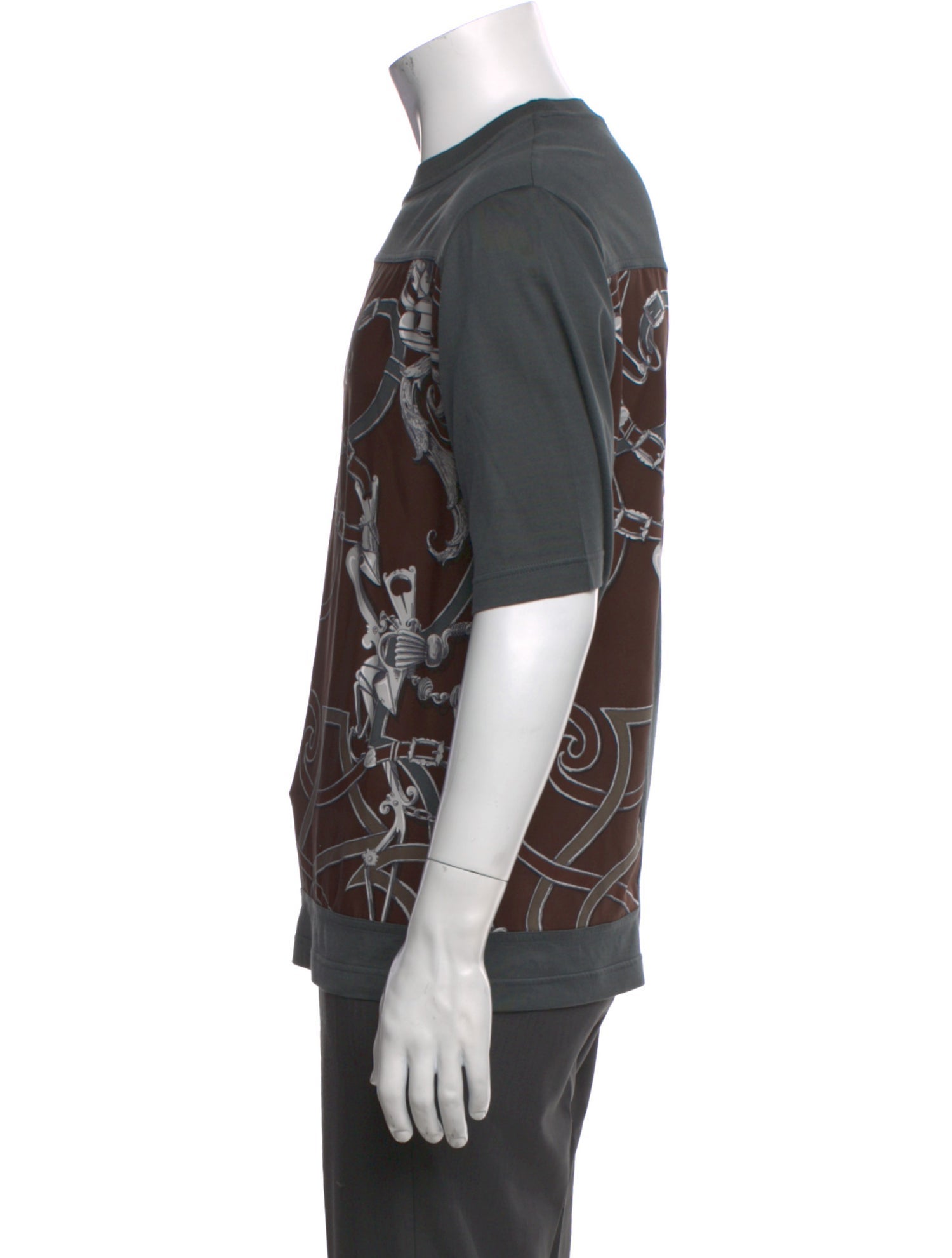 Hermès Graphic Print Crew Neck T-Shirt