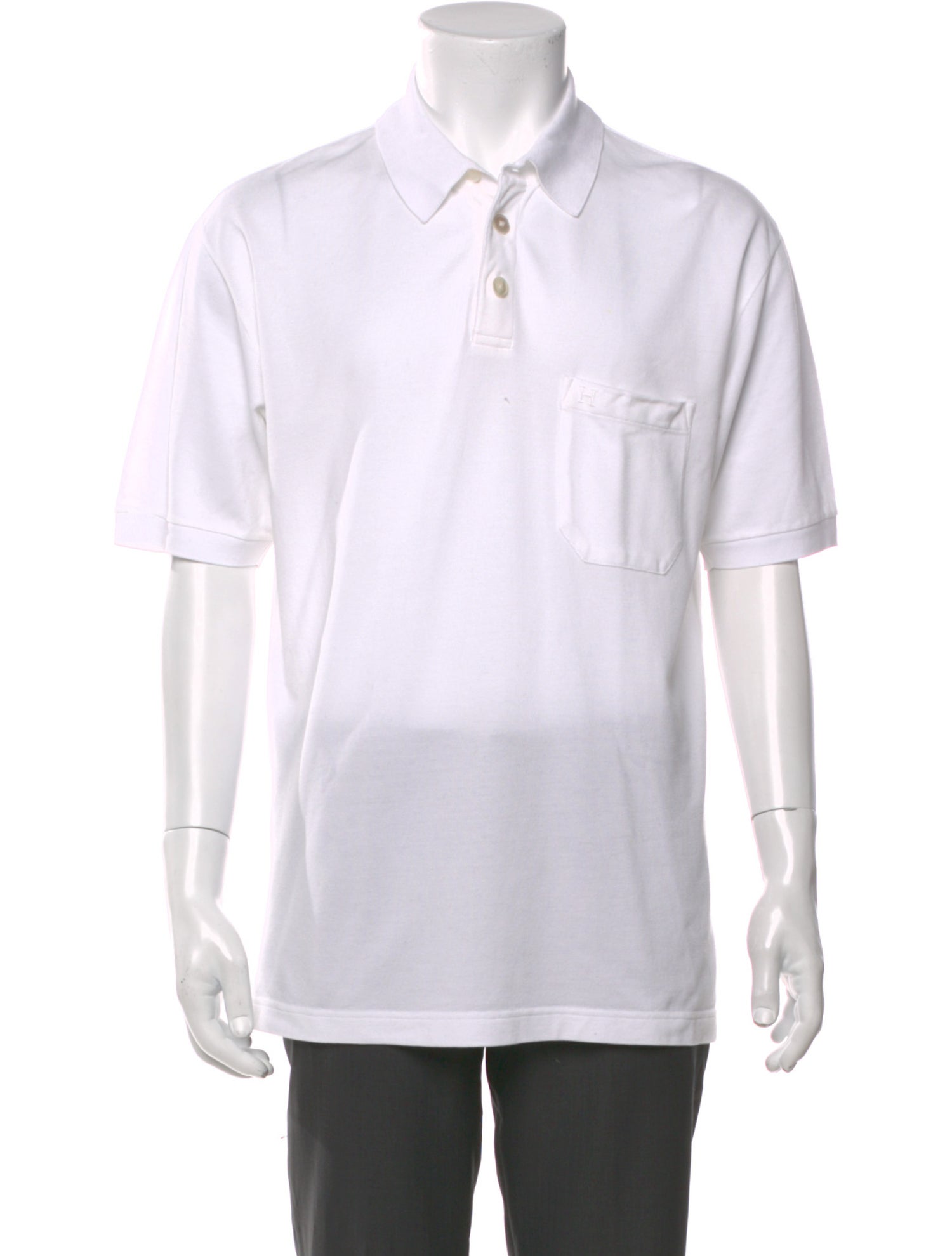 Hermès Vintage Crew Neck Polo Shirt