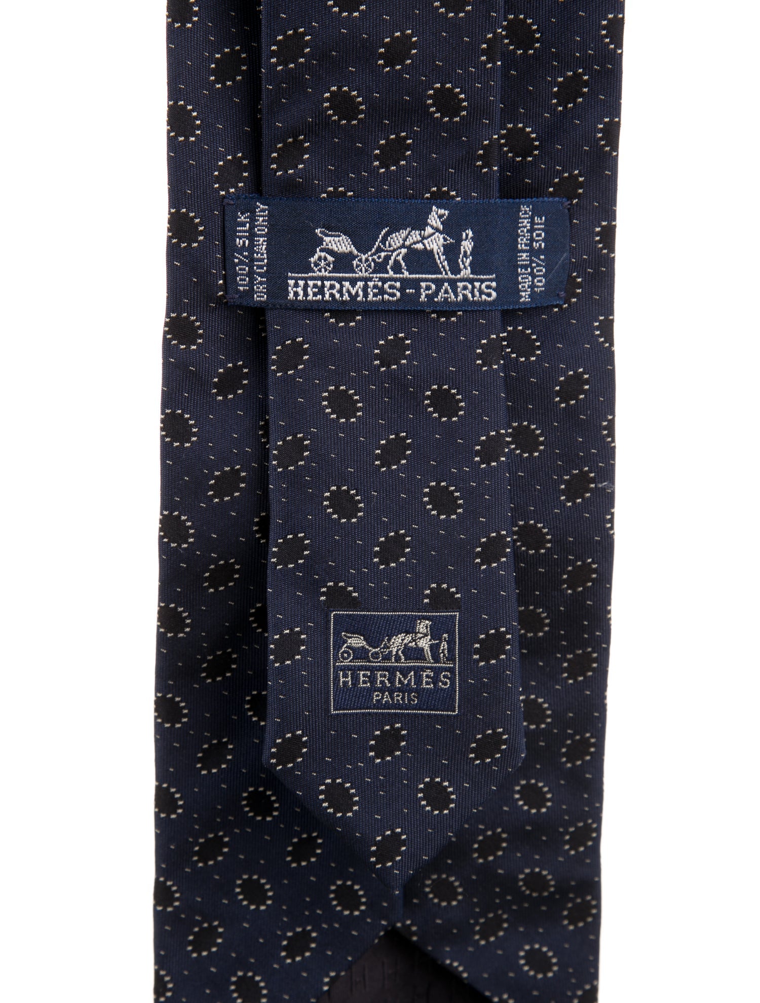Hermès Silk Patterned Tie