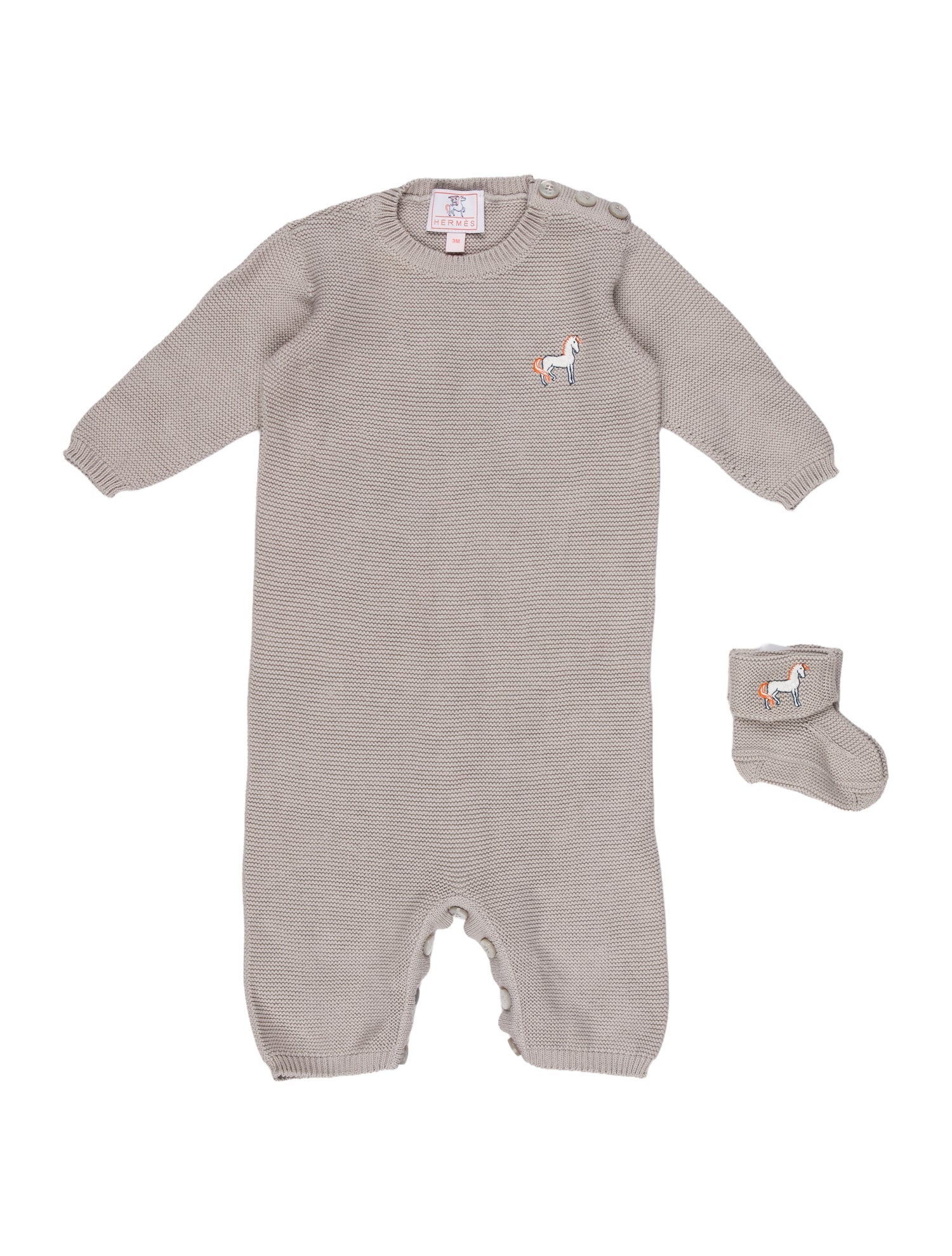 Hermès Embroidered Two Piece Suit