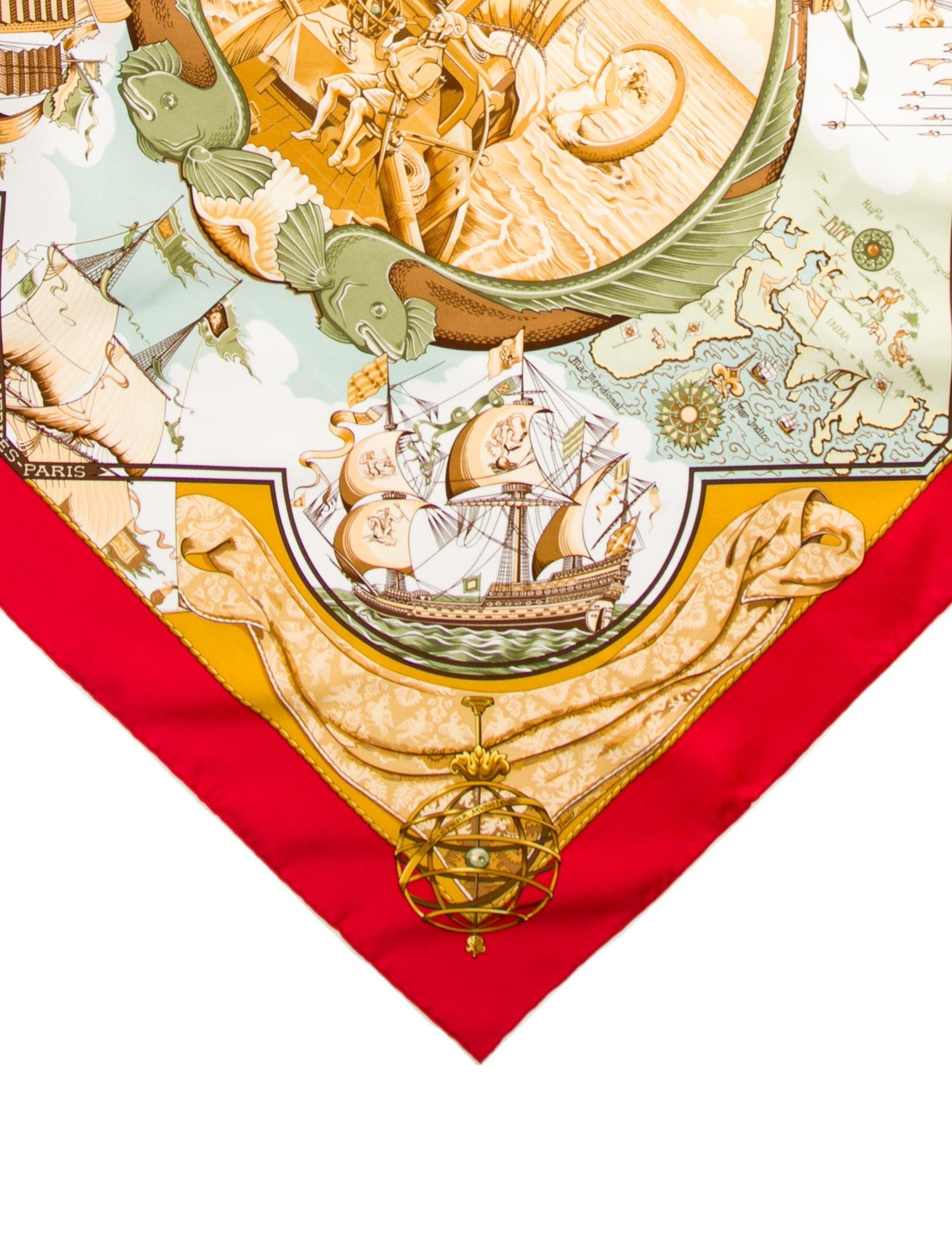 Hermès Au-delà des Cinq Mers Silk Scarf