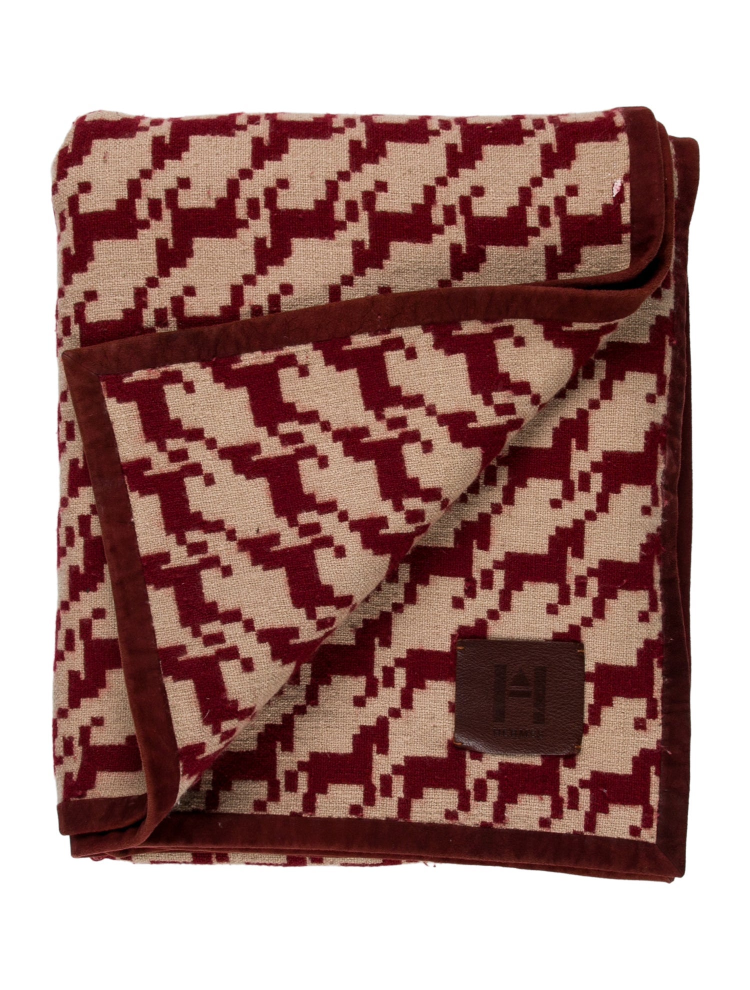 Hermès Cheval Pixel Throw Blanket