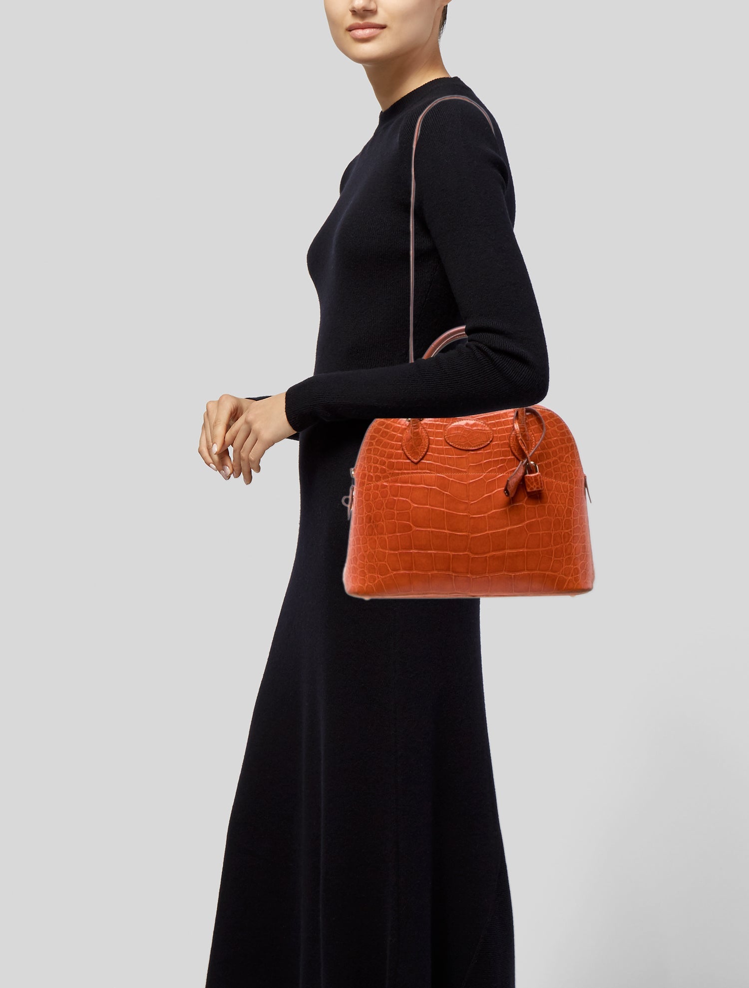 Hermès Shiny Alligator Bolide 31