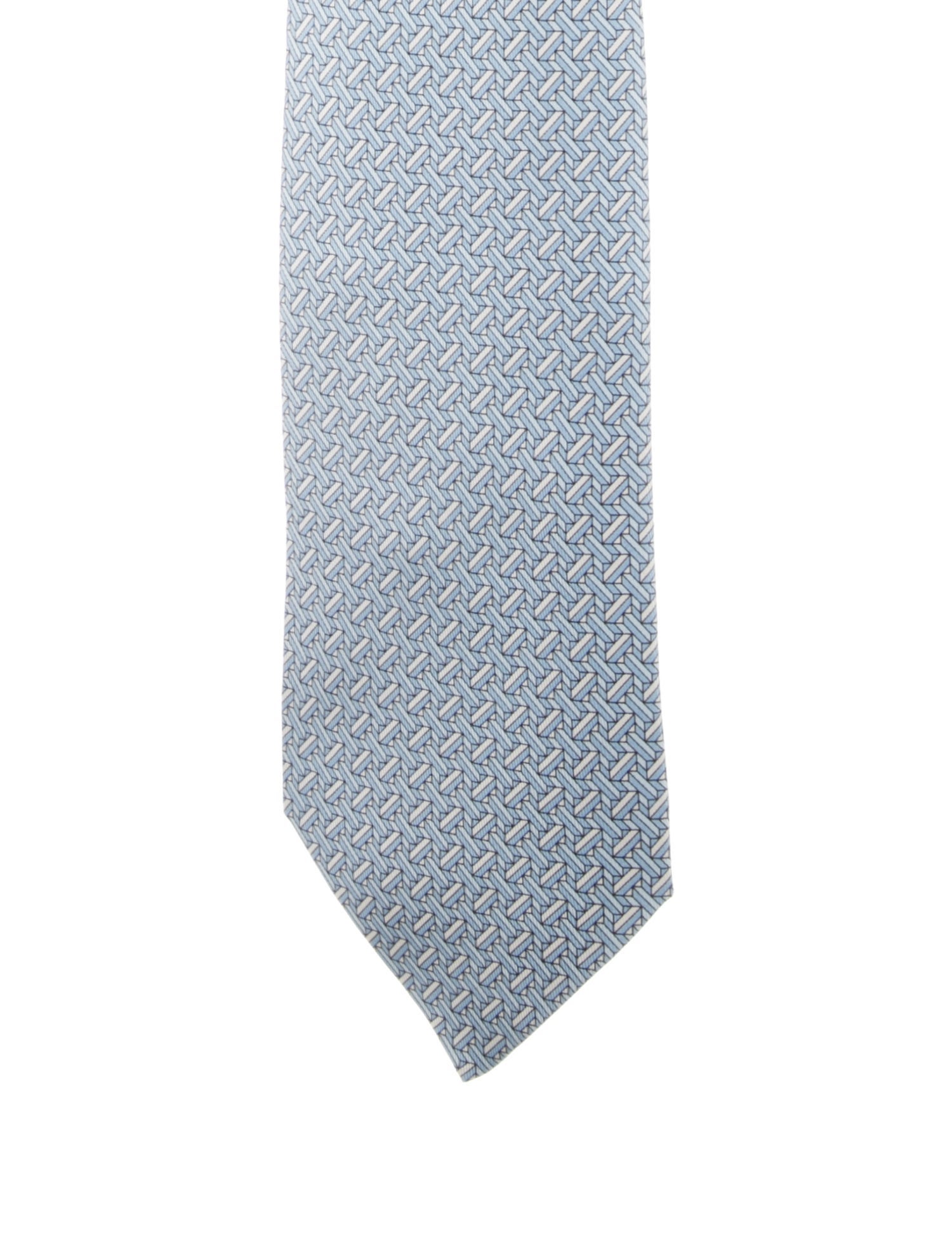 Hermès Silk Pattern Tie
