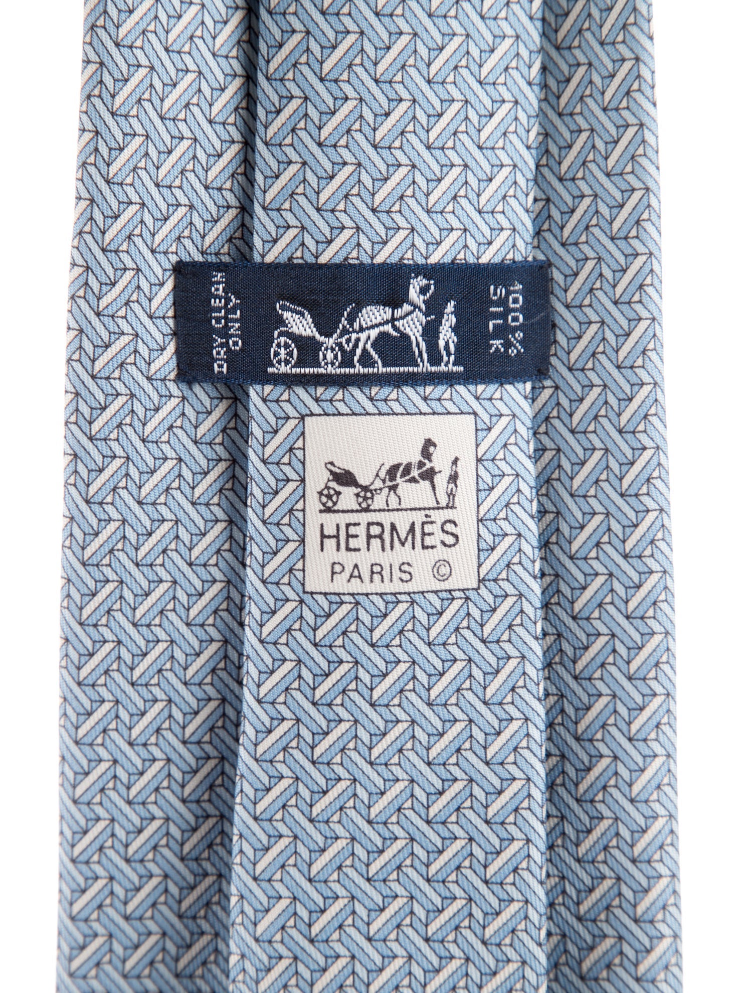 Hermès Silk Pattern Tie