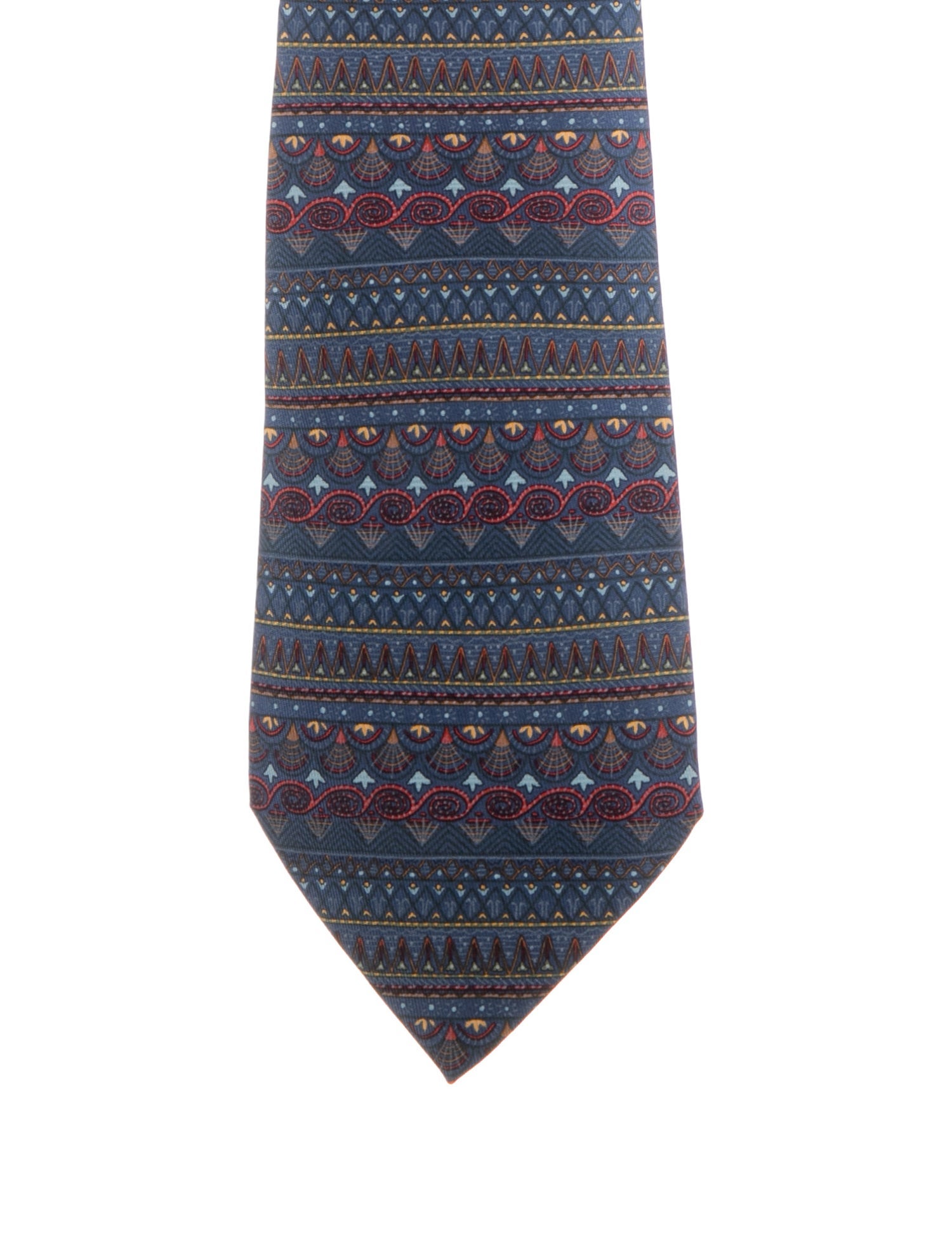 Hermès Silk Patterned Tie