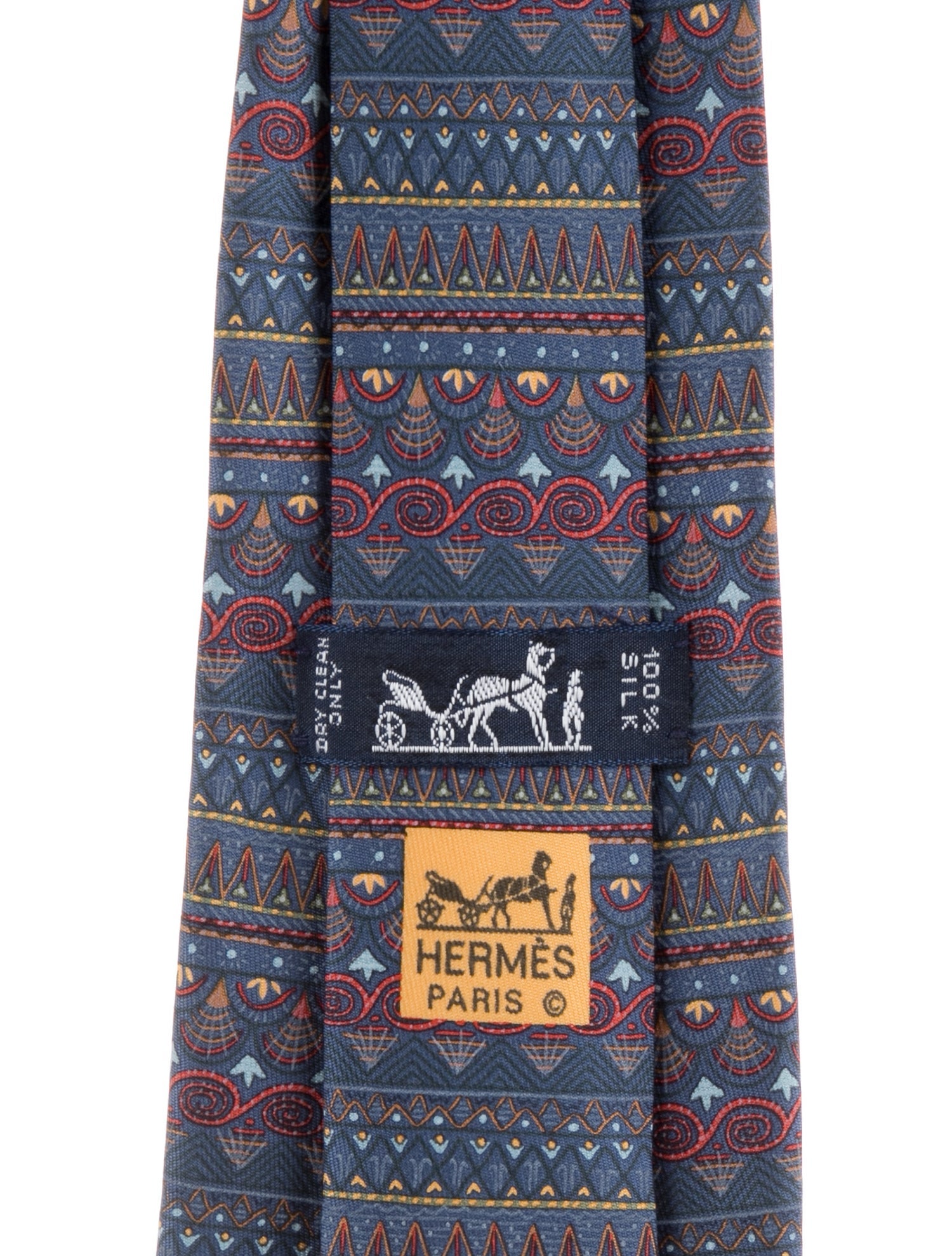 Hermès Silk Patterned Tie