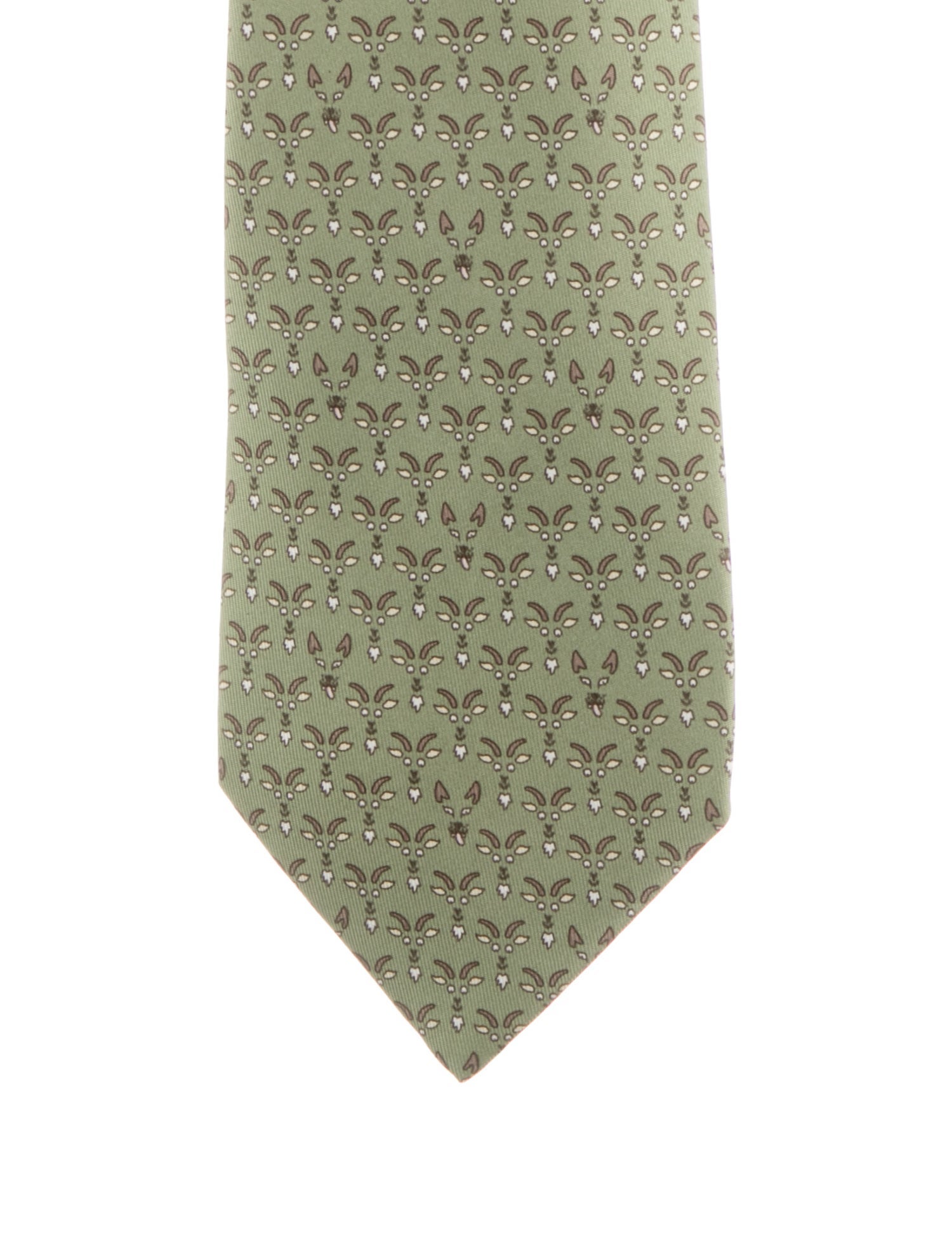 Hermès Silk Patterned Tie