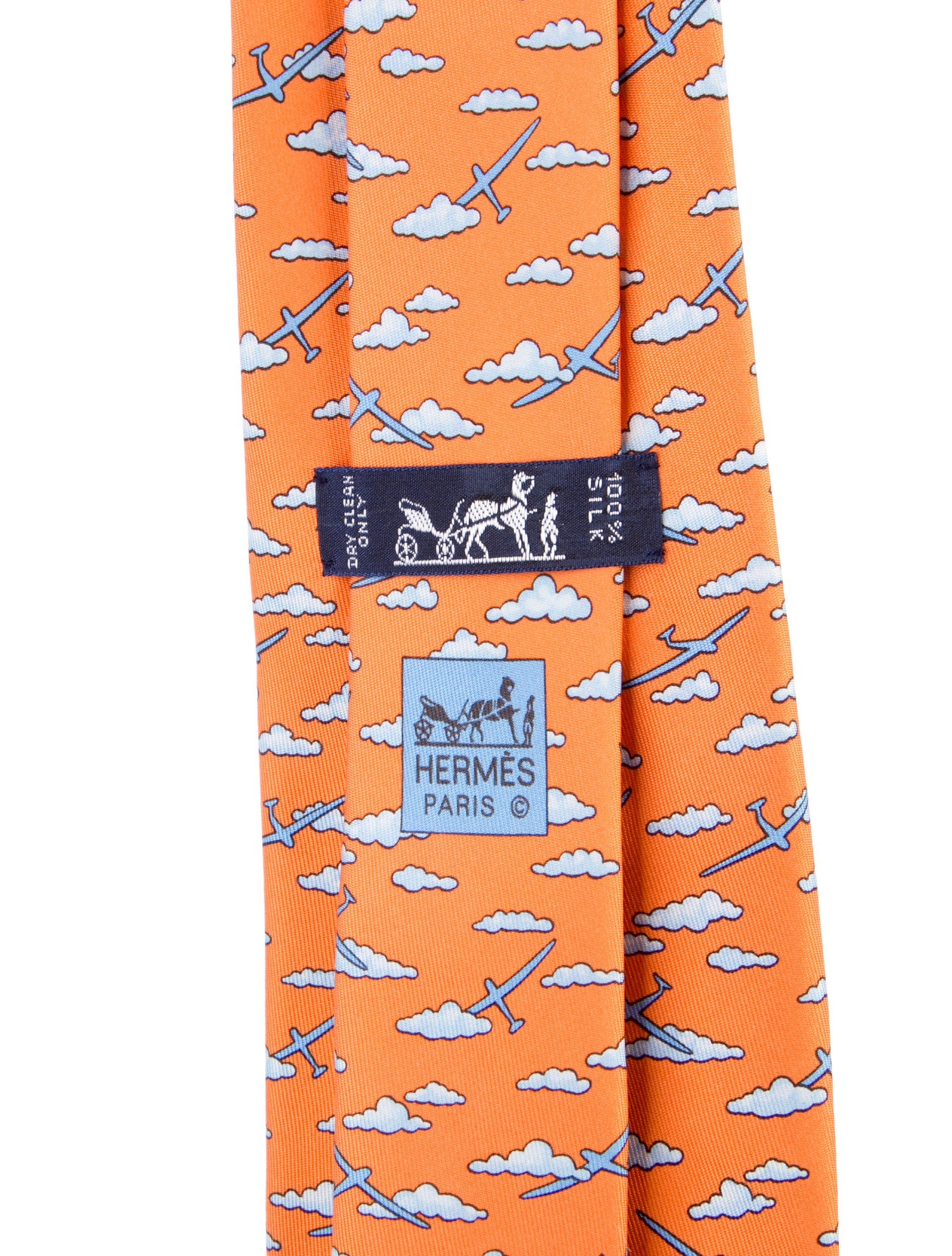 Hermès Silk Patterned Tie