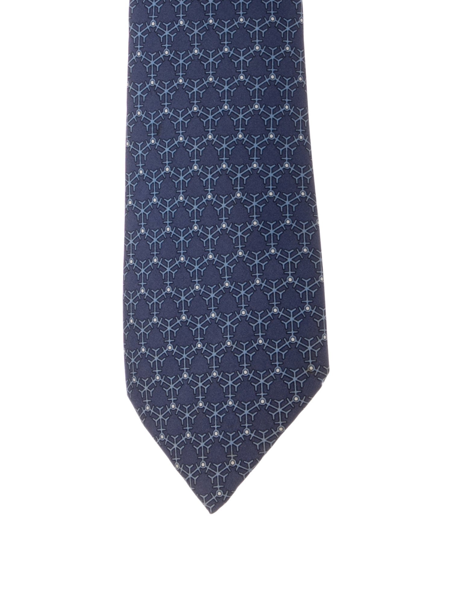 Hermès Silk Patterned Tie