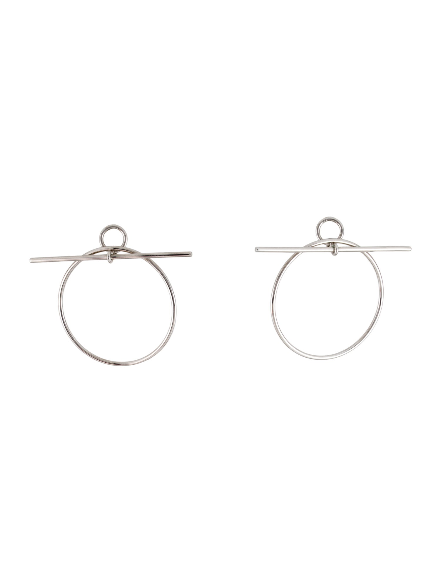 Hermès Loop Earrings, Medium Model