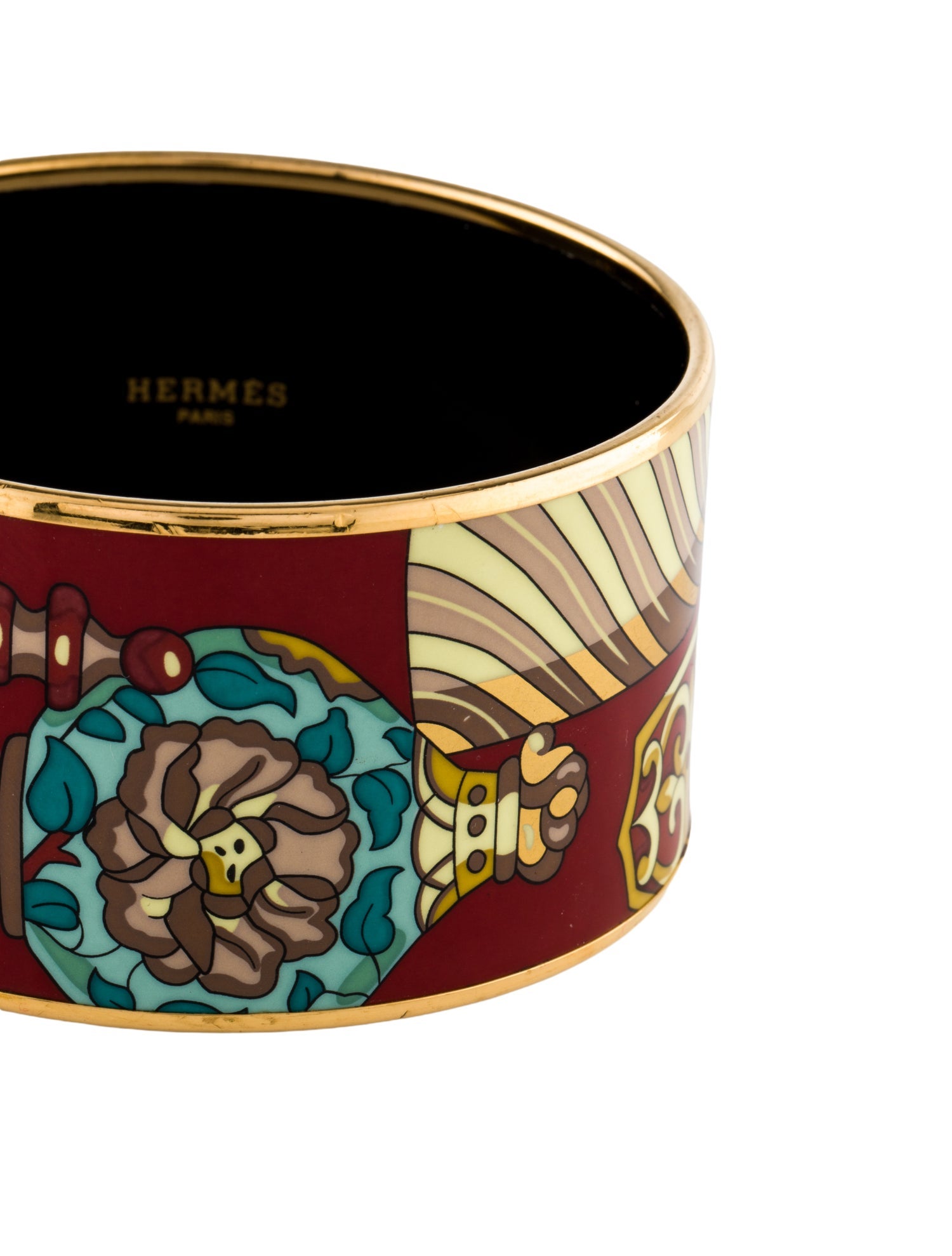 Extra Wide Enamel Bangle