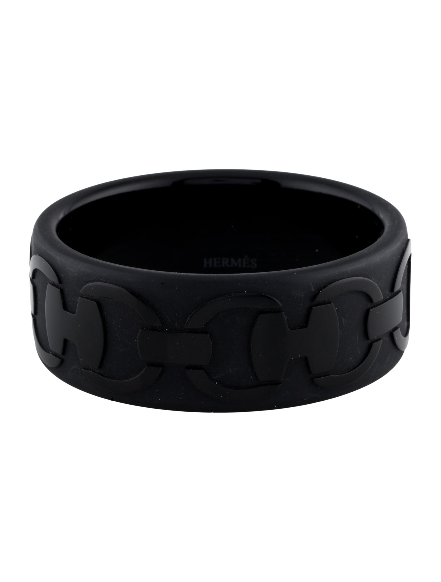 Hermès Lacquered Wood Lutetia Bangle Bracelet