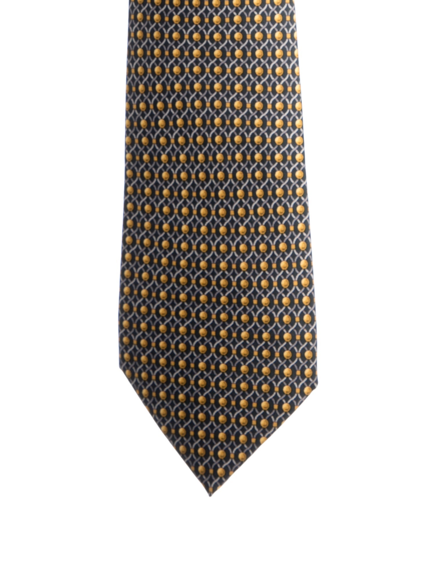 Hermès Silk Printed Tie