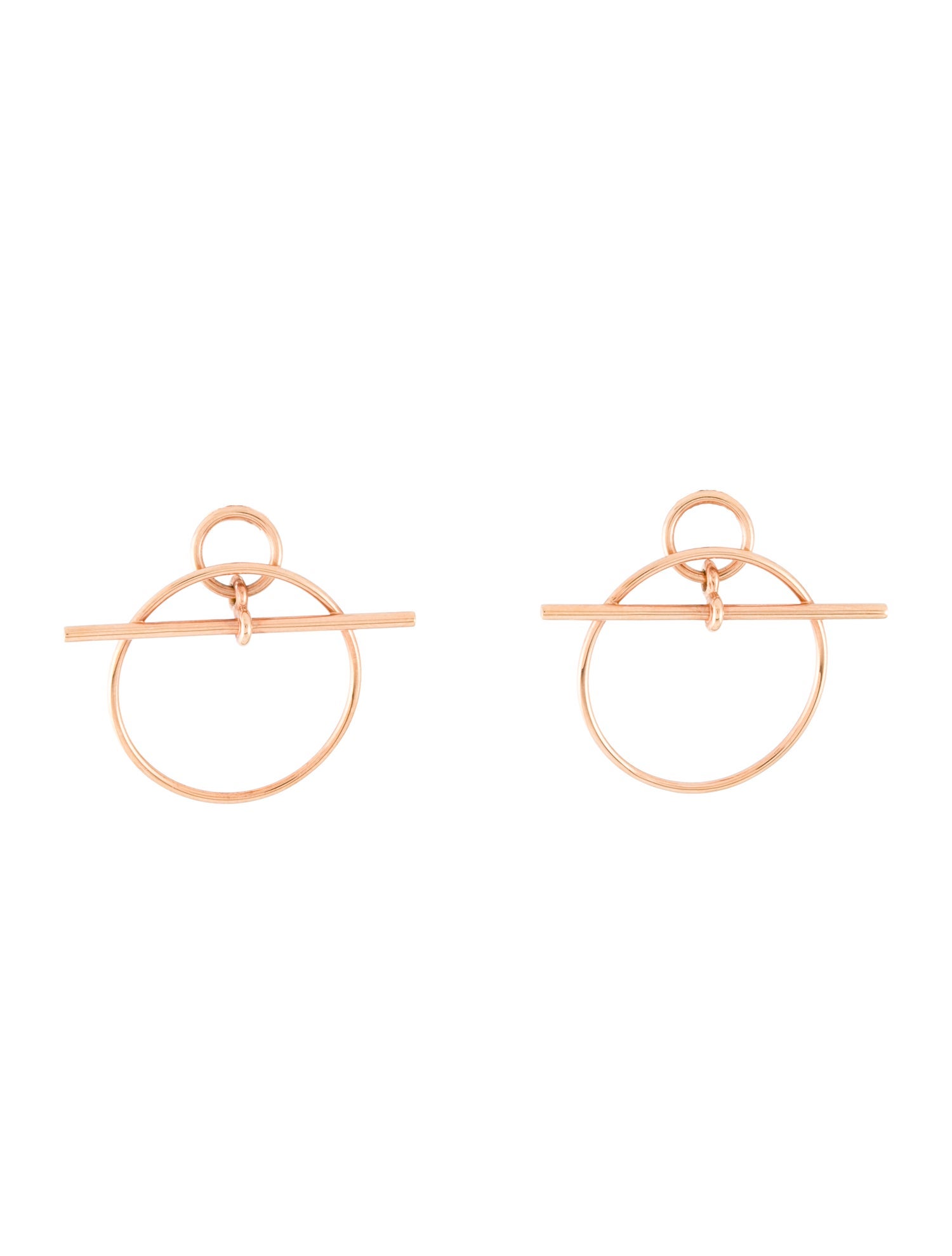 Hermès 18K Loop Earrings, Small Model