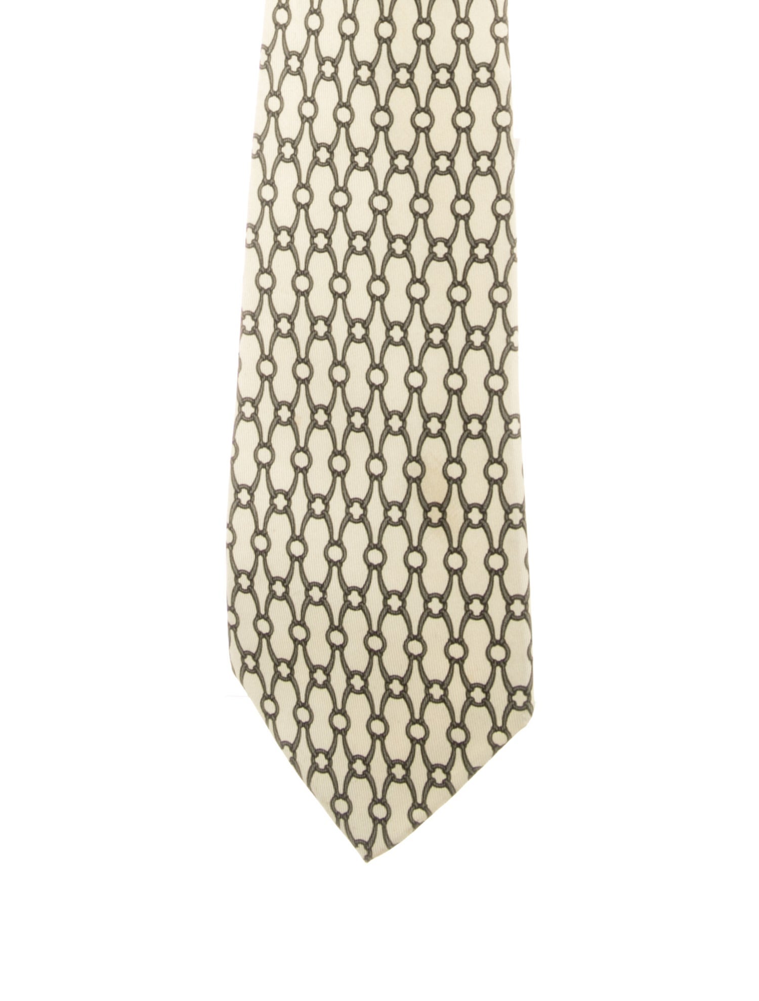 Hermès Pattern Print Tie