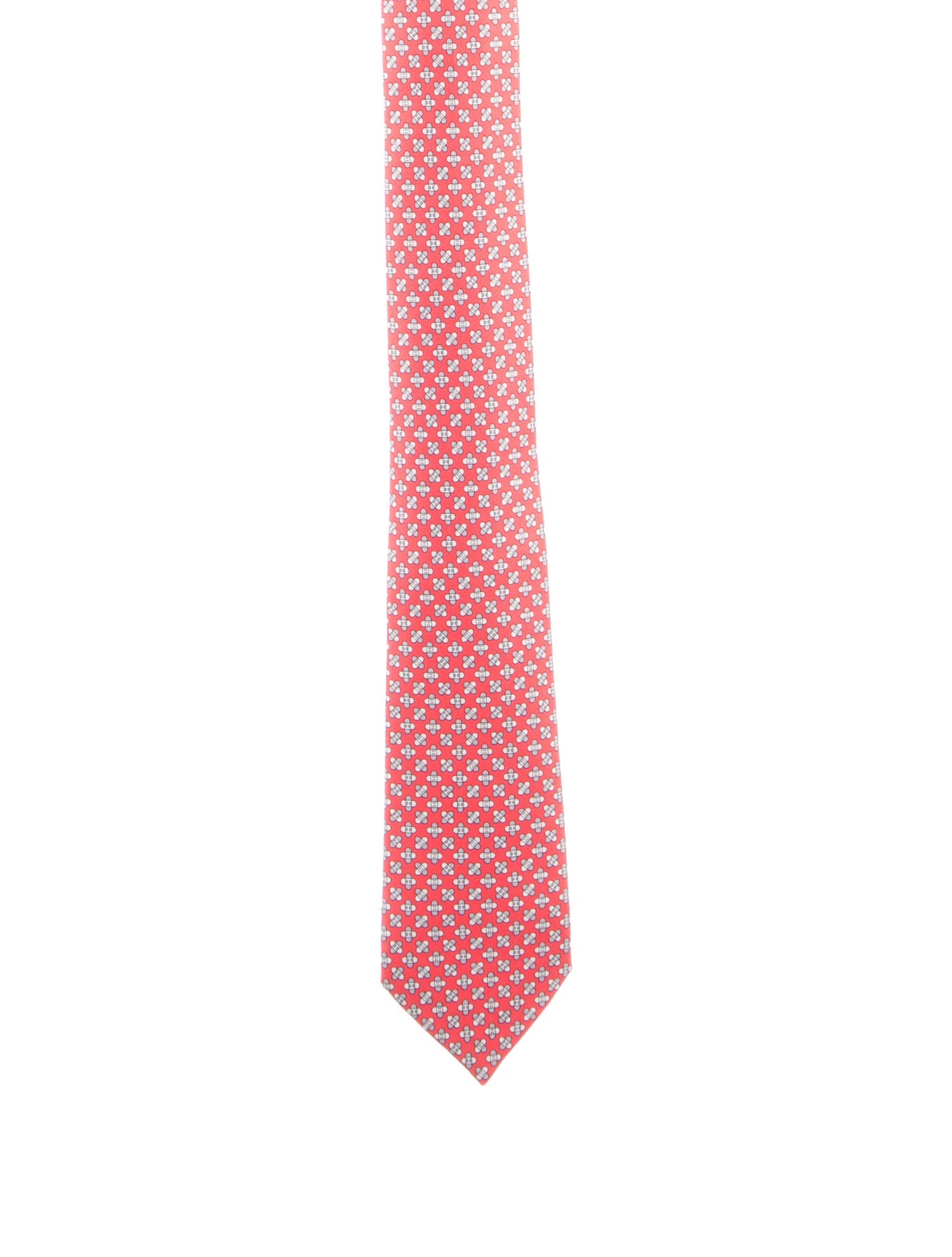 Hermès Silk Pattern Tie