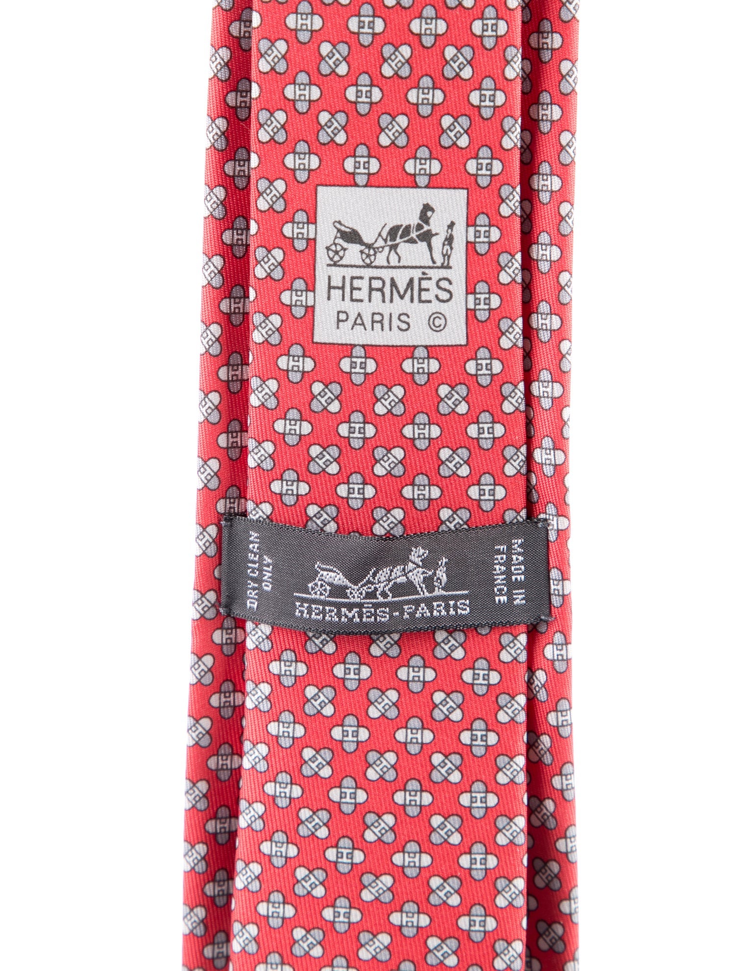 Hermès Silk Pattern Tie
