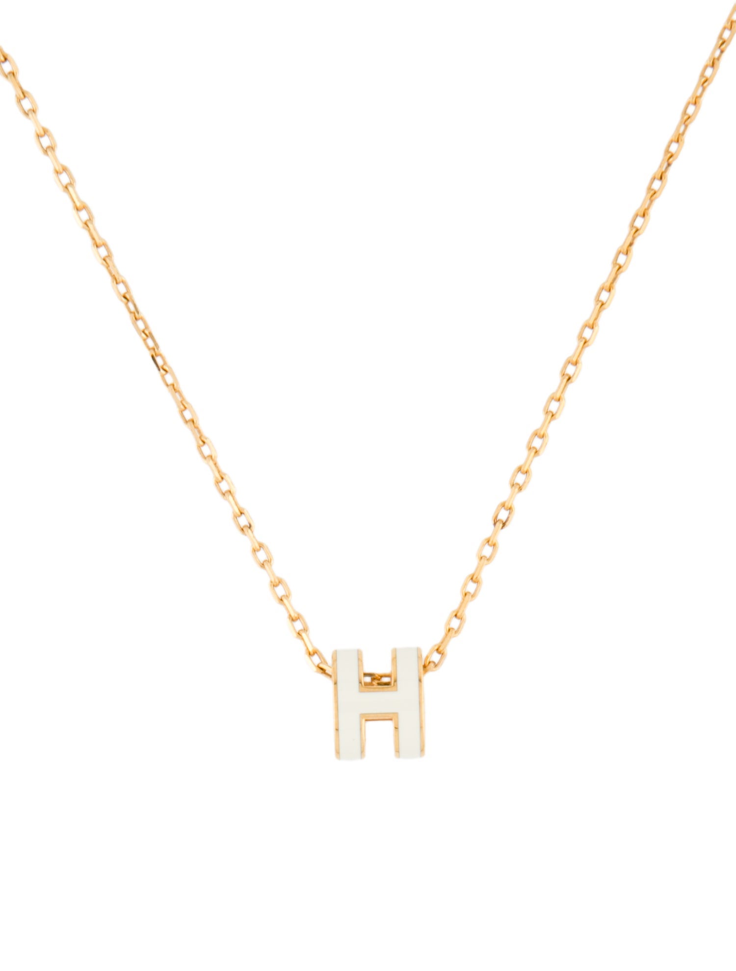 Hermès Mini Pop H Pendant Necklace