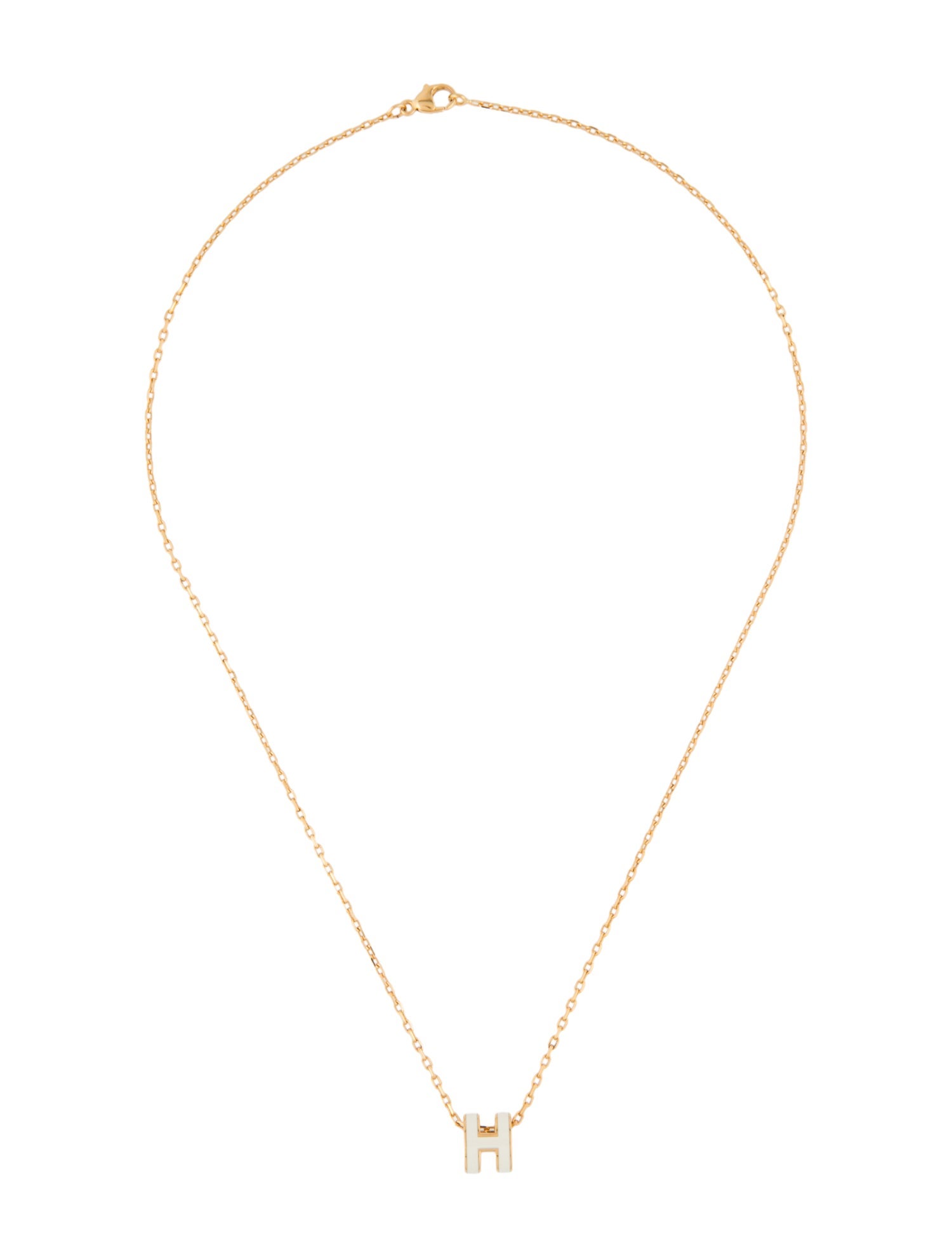 Hermès Mini Pop H Pendant Necklace